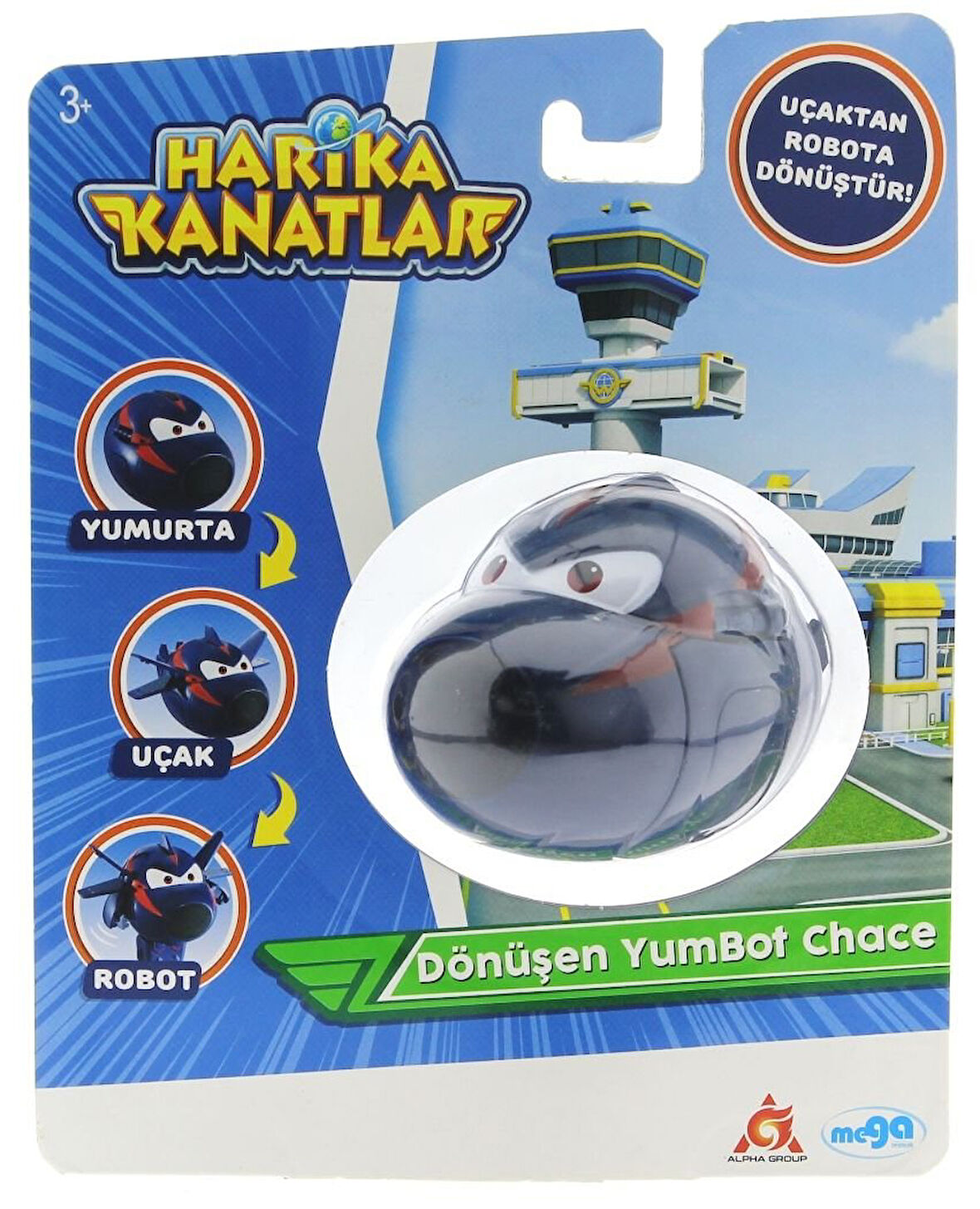 Eğitici Oyuncak Harika Kanatlar Dönüşen Tekli Figür YumBot Ajan Chace Kız Erkek Çocuk Eğitici Eğ