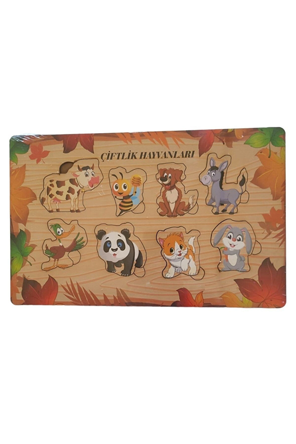 Eğitici Öğretici Çocuk Oyuncaklar Bıngo Eşleştirme Eğitici Öğretici Ahşap Çiftlik Hayvanları Eşleşti