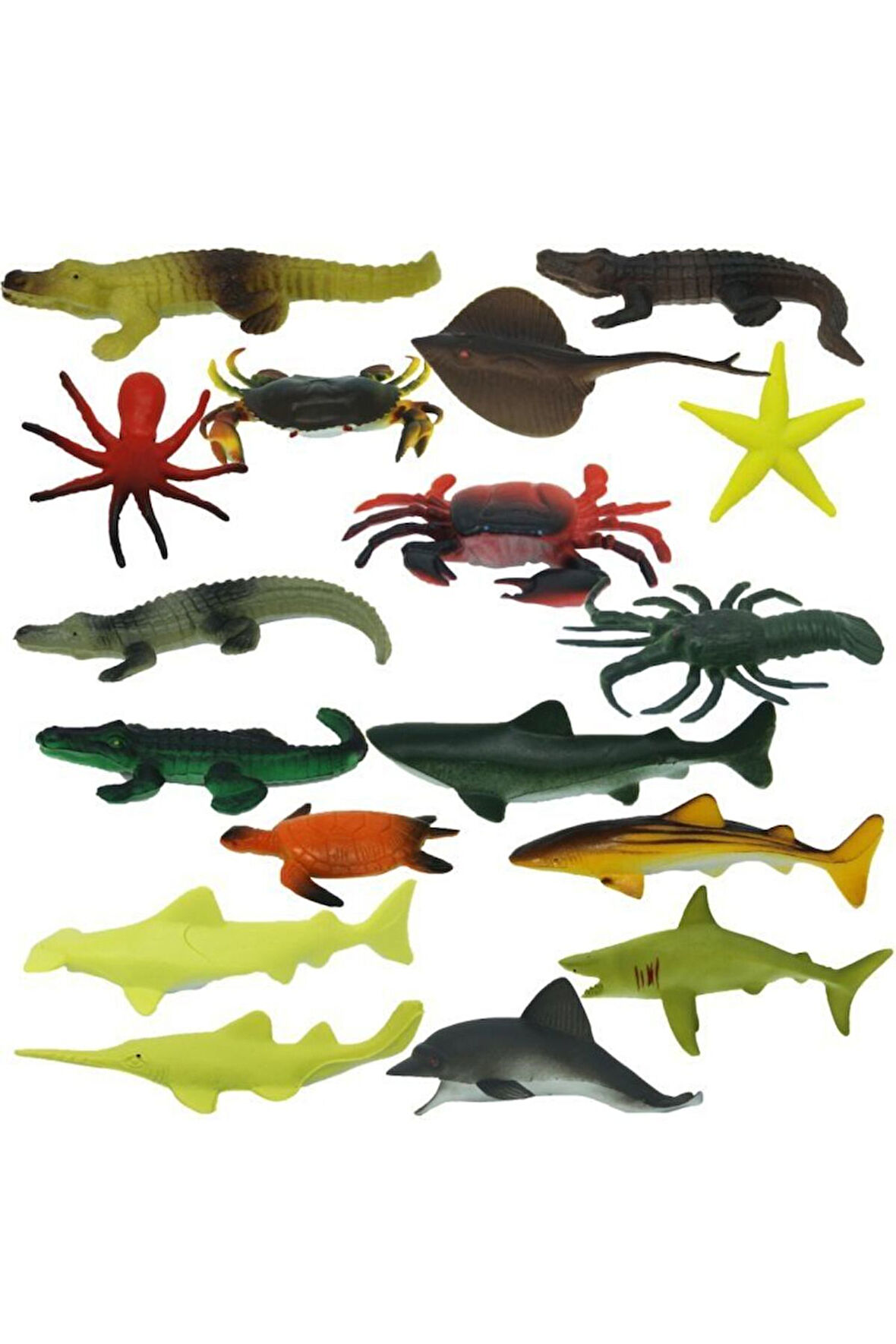 Kız Çocuk Oyuncak Erkek Çocuk Oyuncak Okyanus Hayvanları Poşetli S00000709 Eğitici Oyuncaklar