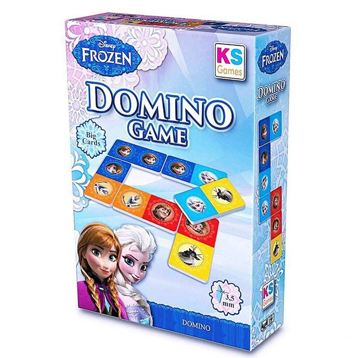 Eğitici Oyuncak Frozen Domino Oyunu Kız Erkek Çocuk Eğitici
