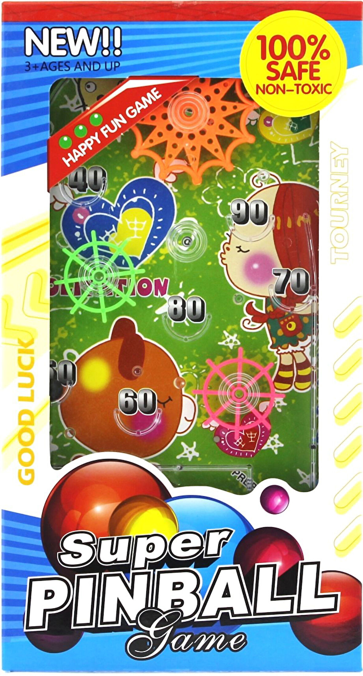 Eğitici Oyuncak Kızlı Mini Pinball Kız Erkek Çocuk Eğitici