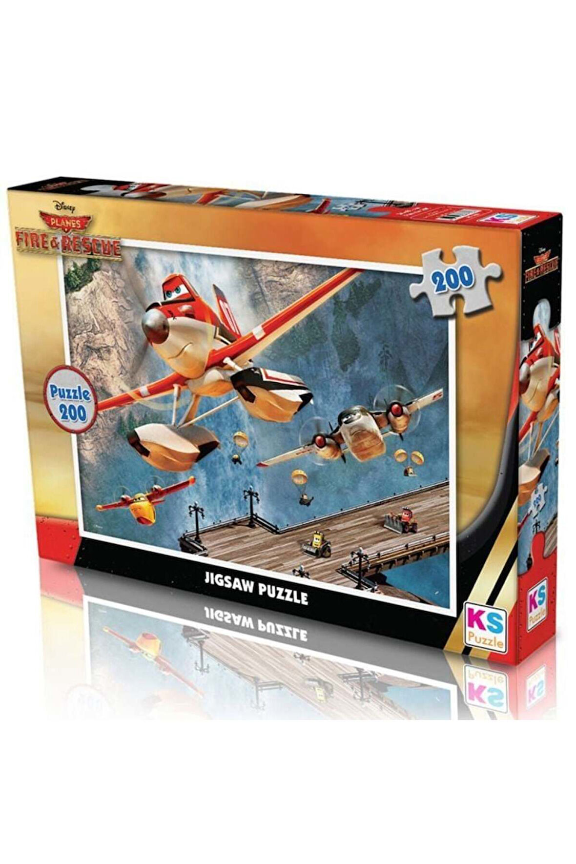 Kız Çocuk Oyuncak Erkek Çocuk Oyuncak 200 Parça Planes Puzzle Eğitici Oyuncaklar