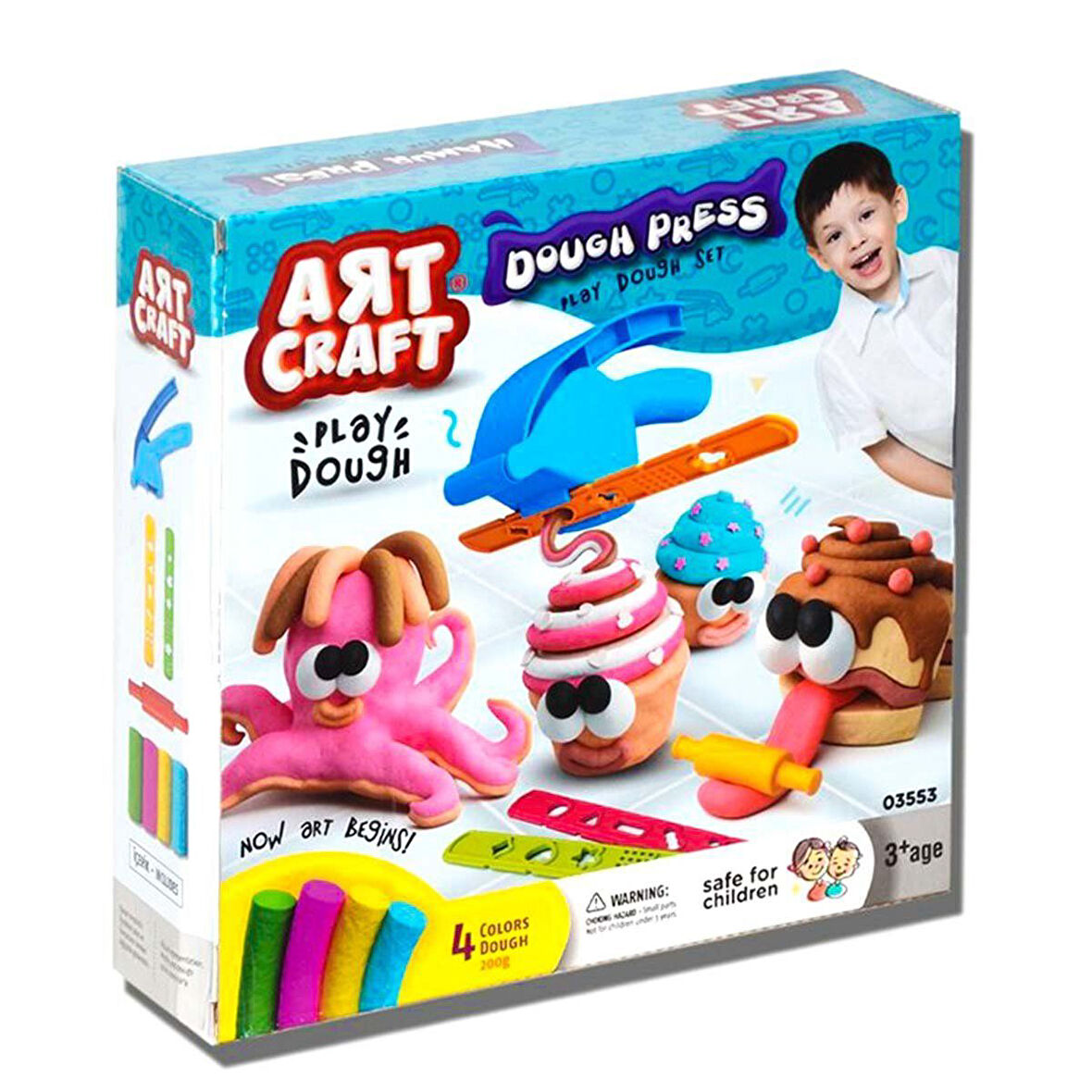 Eğlenceli Oyuncak Dede El Presi Oyun Hamuru Seti Kız Erkek Çocuk Eğitici