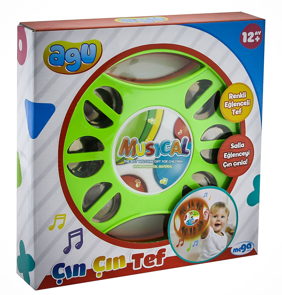 Eğlenceli Oyuncak Çın Çın Tef Kız Erkek Çocuk Eğitici