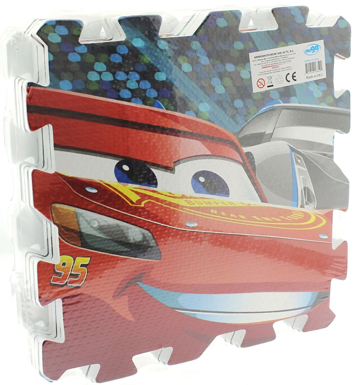 Eğlenceli Oyuncak Cars Yer Matı Kız Erkek Çocuk Eğitici