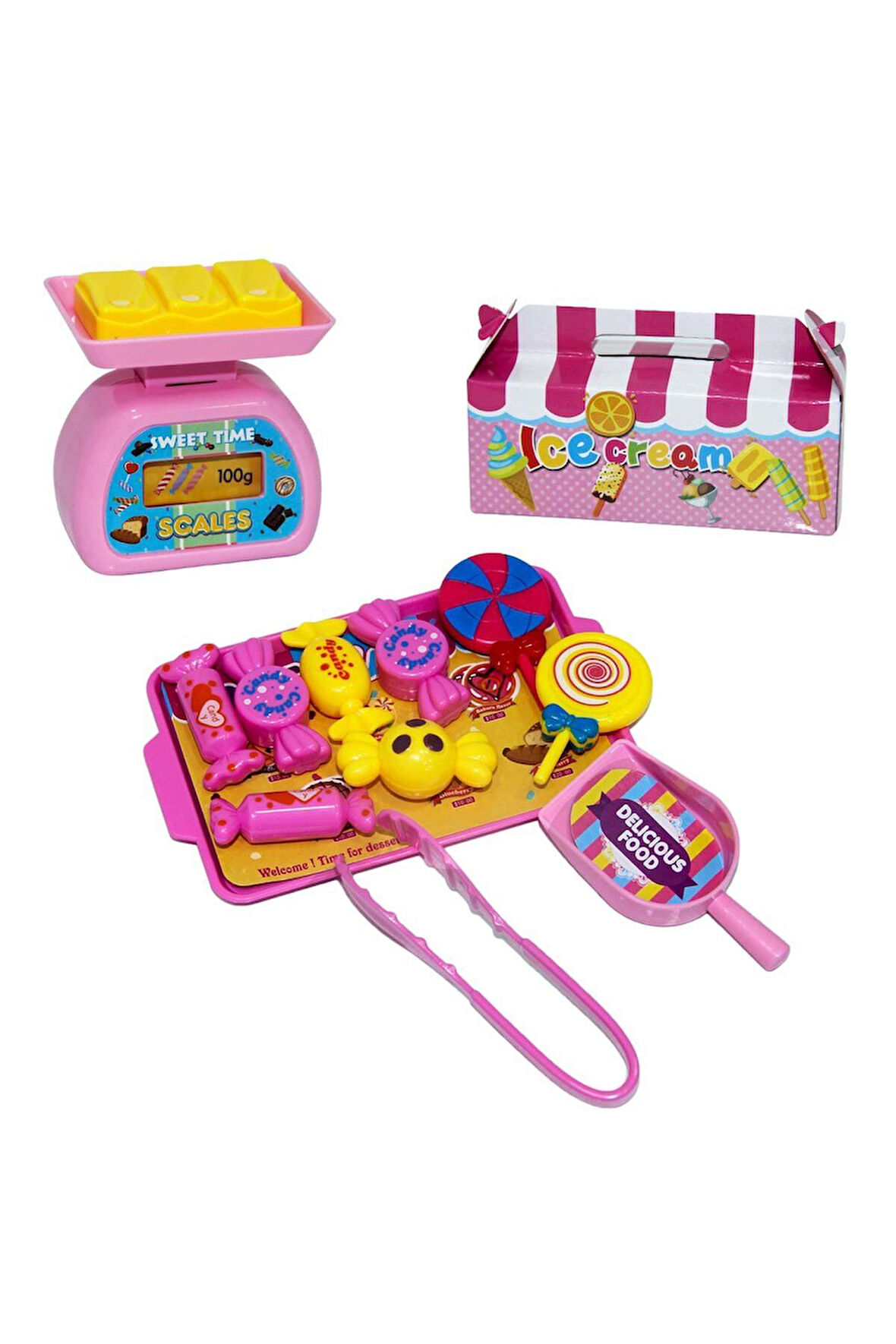 Kız Çocuk Oyuncak Erkek Çocuk Oyuncak Mini Tartılı Market Seti Eğitici Oyuncaklar