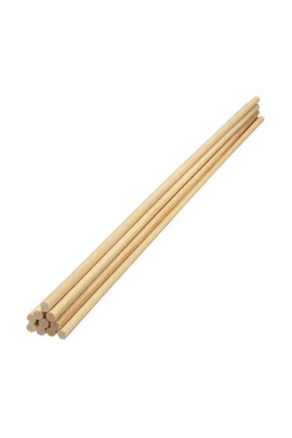 Eğitici Öğretici Çocuk Oyuncaklar Ahşap Yuvarlak Çubuk 30Cm 5 Mm Çap 10 Lu Paket