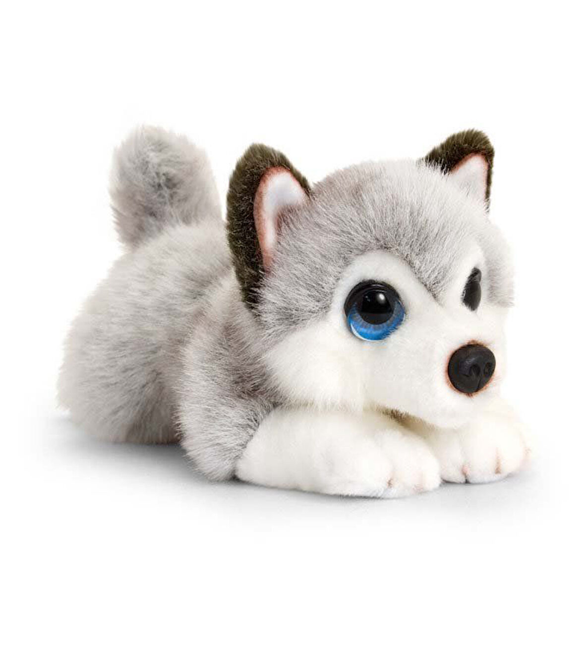 Öğretici Oyuncak Peluş Köpek Husky 25cm Kız Erkek Çocuk Eğitici