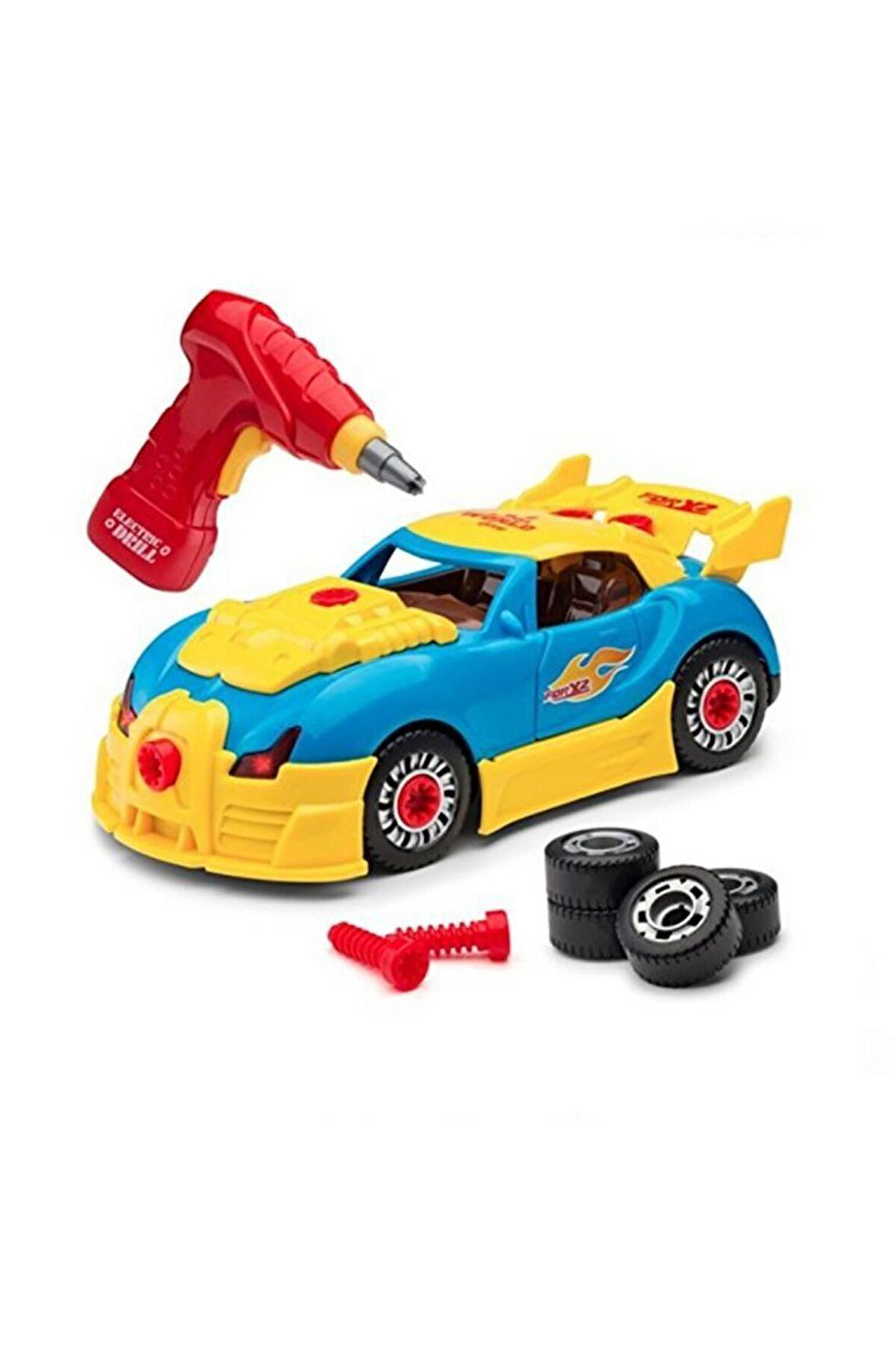 Kız Çocuk Oyuncak Erkek Çocuk Oyuncak Sök Tak Spor Araba 30 Parça - 661-184 Eğitici Oyuncaklar