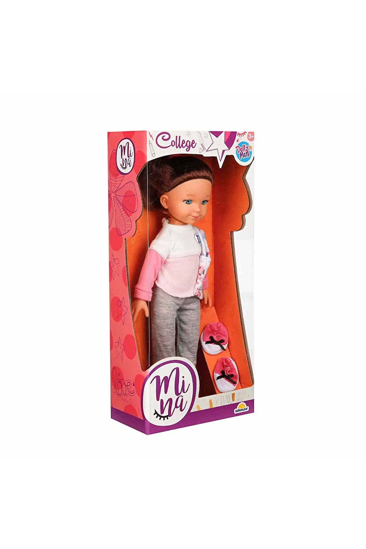 Kız Çocuk Oyuncak Erkek Çocuk Oyuncak Mina College Bebek 35cm - S00030061 Eğitici Oyuncaklar
