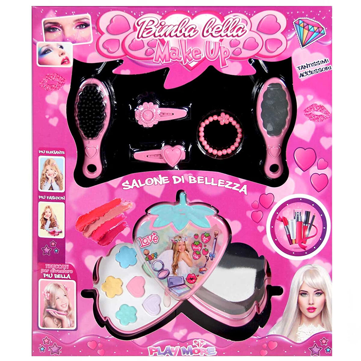 Öğretici Oyuncak Bimba Bella Çilek Kutulu Makyaj Seti Kız Erkek Çocuk Eğitici