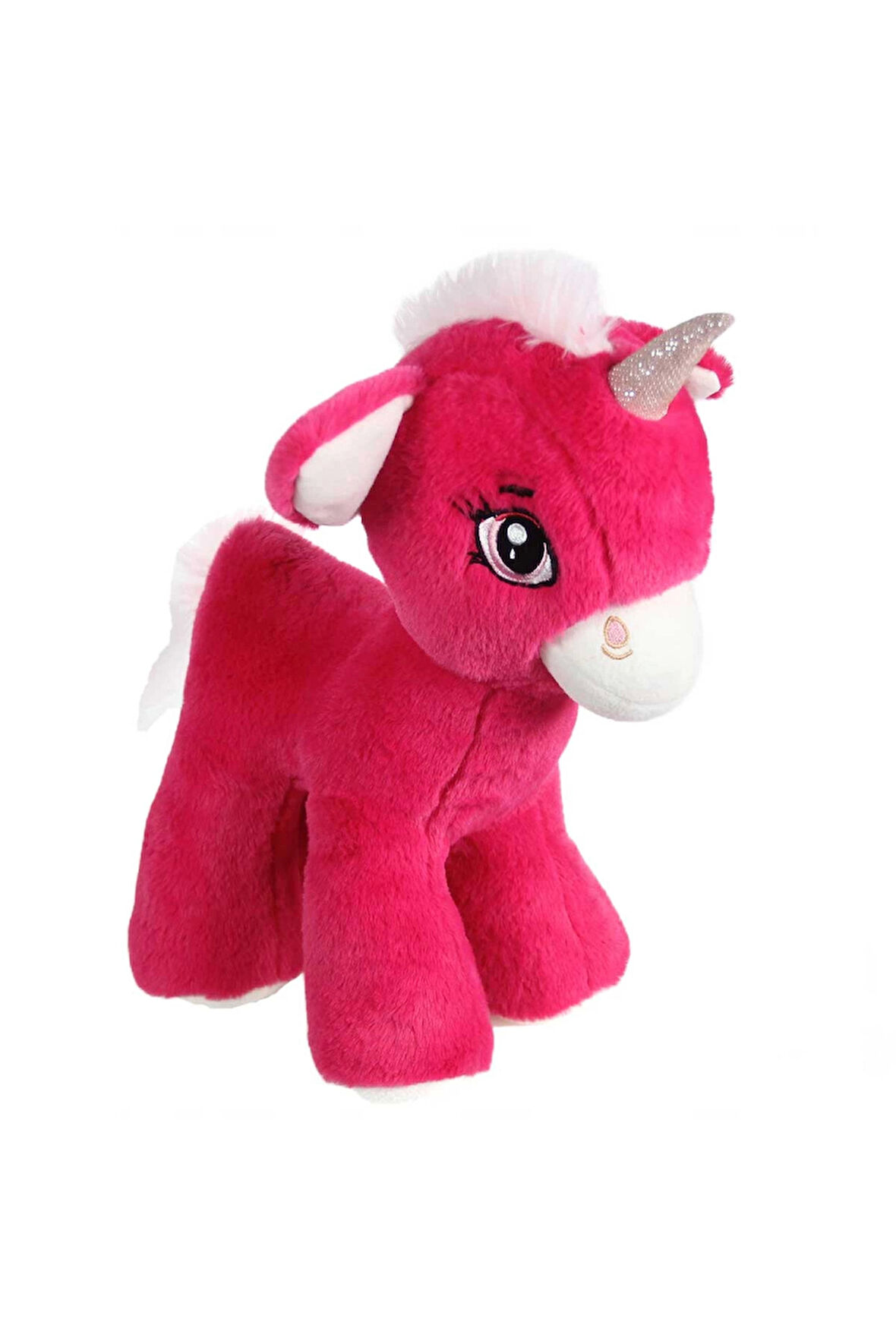 Kız Çocuk Oyuncak Erkek Çocuk Oyuncak Uyku Arkadaşı Peluş Pony Pembe 45cm Eğitici Oyuncaklar
