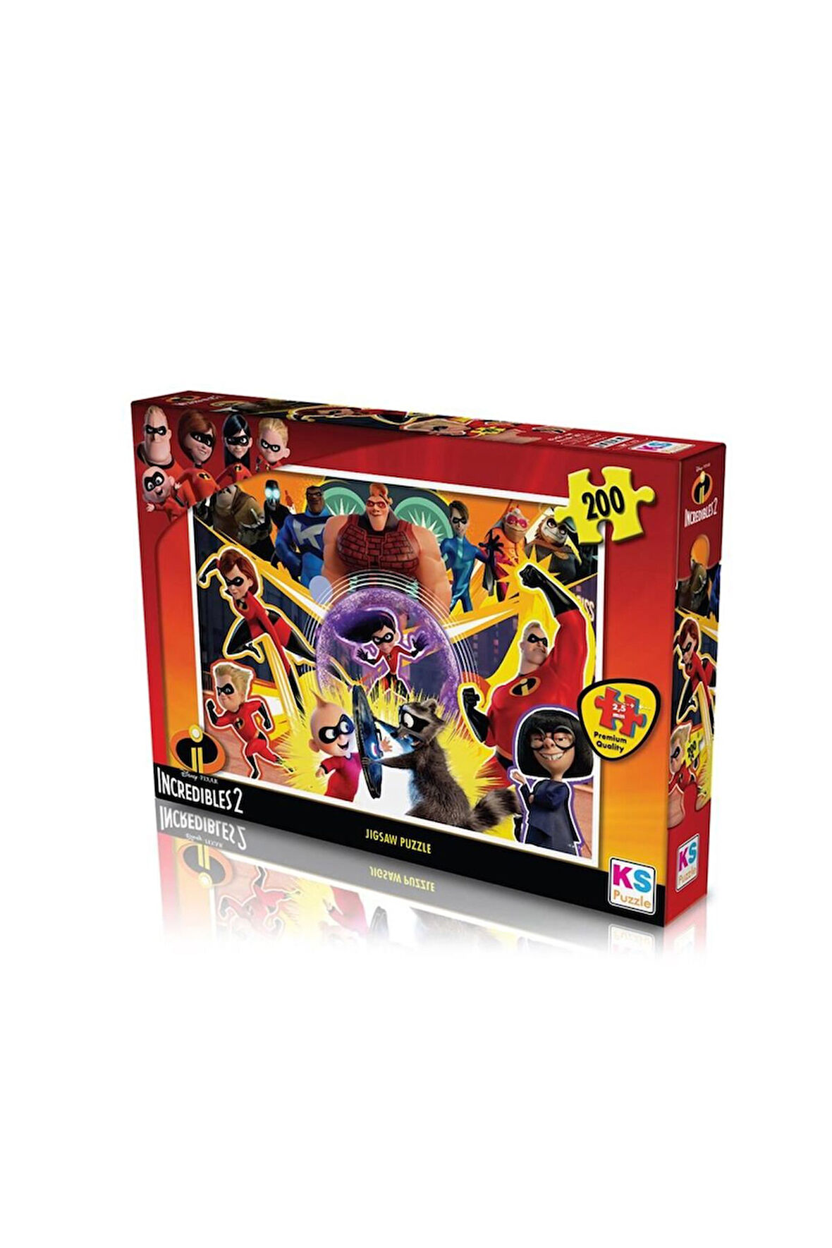 Kız Çocuk Oyuncak Erkek Çocuk Oyuncak Ks Games 200 Parça Incredibles Puzzle Eğitici Oyuncaklar