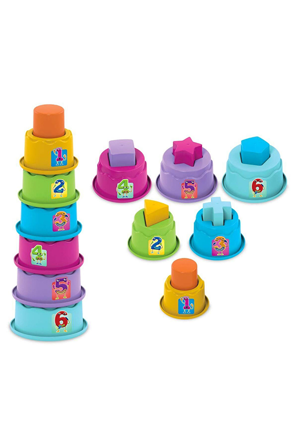 Kız Çocuk Oyuncak Erkek Çocuk Oyuncak Dede Silindir Kule Bultak Eğitici Oyuncaklar