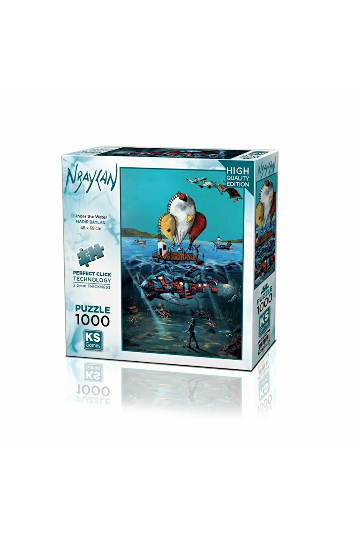 Kız Çocuk Oyuncak Erkek Çocuk Oyuncak 20709 Under The Water 1000 Parça Puzzle -KS Puzzle Eğitici Oyu