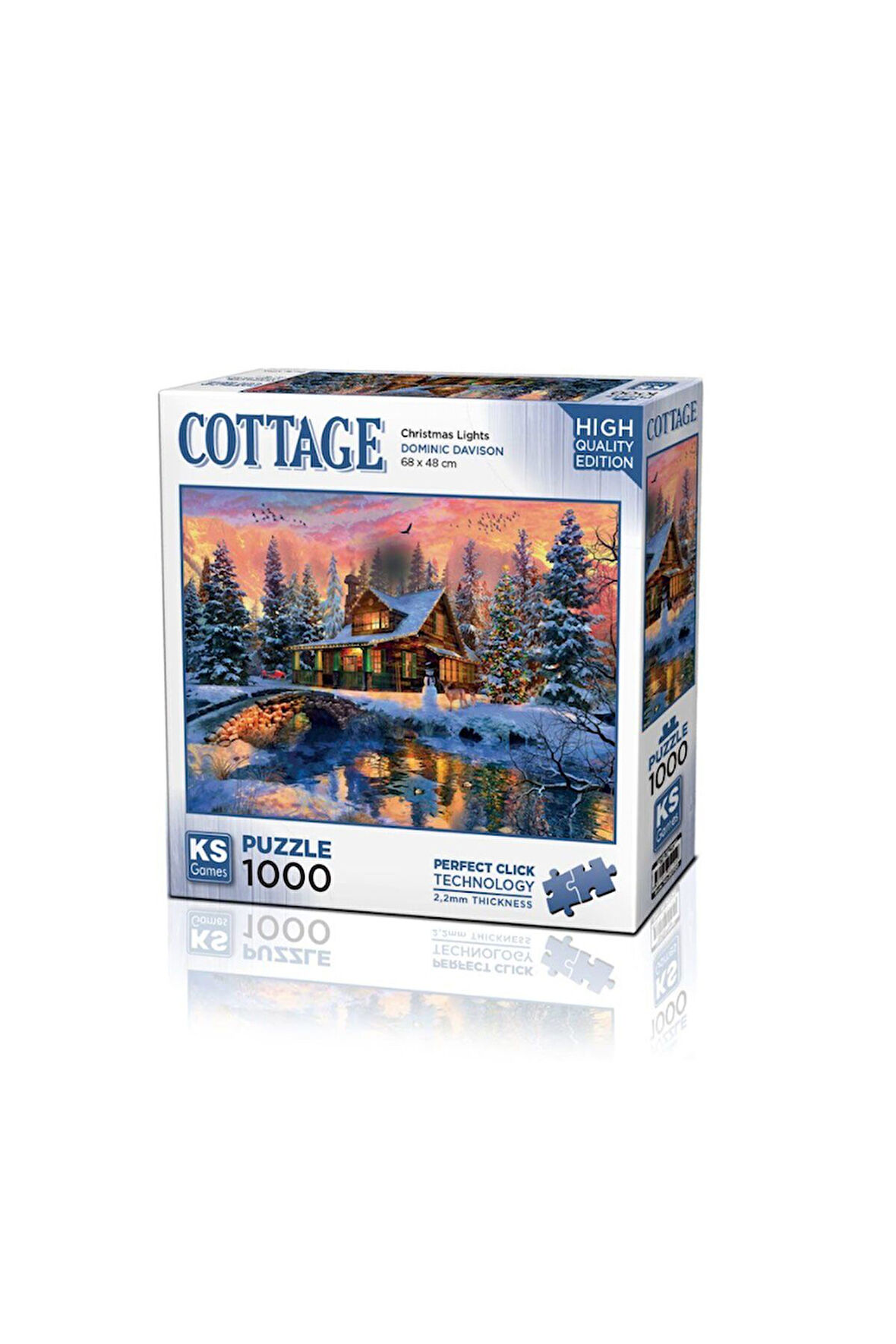 Kız Çocuk Oyuncak Erkek Çocuk Oyuncak 20720 Christmas Lights 1000 Parça Puzzle -KS Puzzle Eğitici Oy