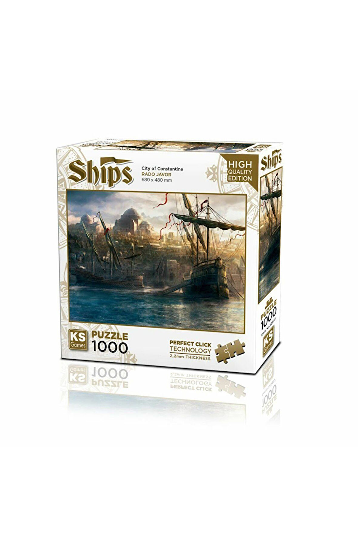 Kız Çocuk Oyuncak Erkek Çocuk Oyuncak 20677 Bir Zamanlar İStanbul'da 1000 Parça Puzzle -KS Puzzle Eğ