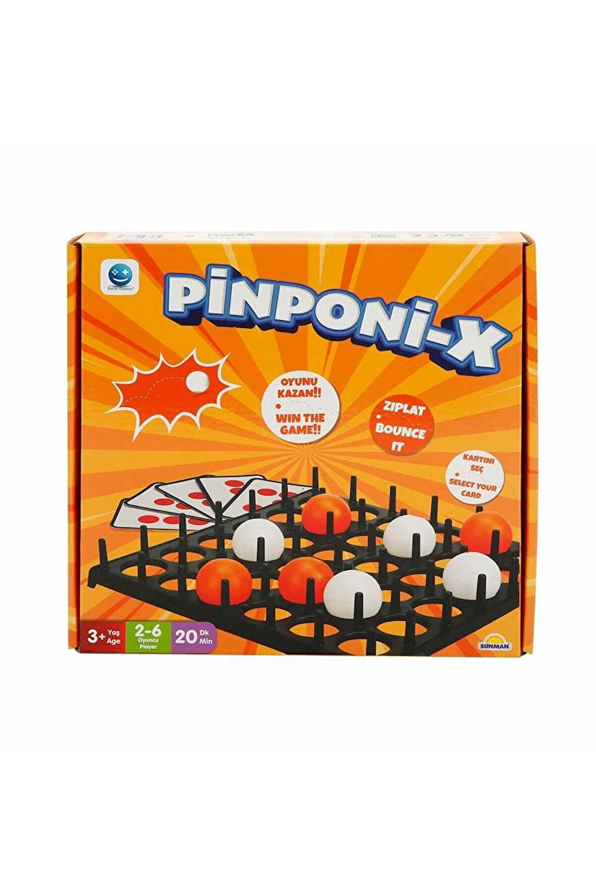 Kız Çocuk Oyuncak Erkek Çocuk Oyuncak Pinponi-X Kutu Oyunu - 89279 Eğitici Oyuncaklar