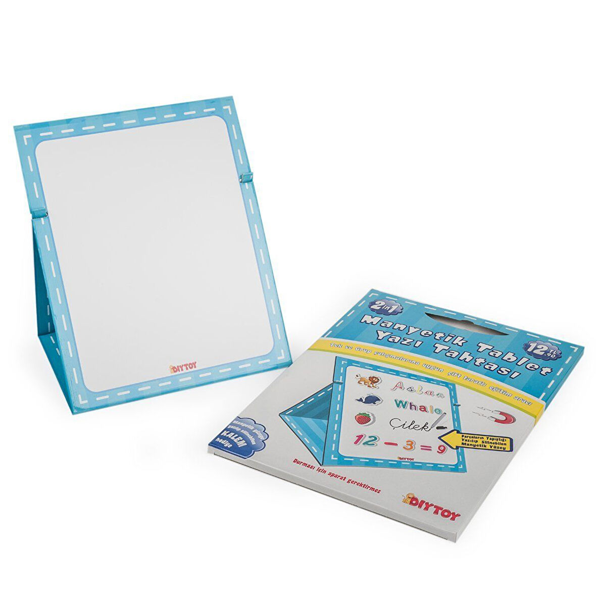 Öğretici Oyuncak 0585 MANYETİK TABLET YAZI TAHTASI MAVİ Kız Erkek Çocuk Eğiticila