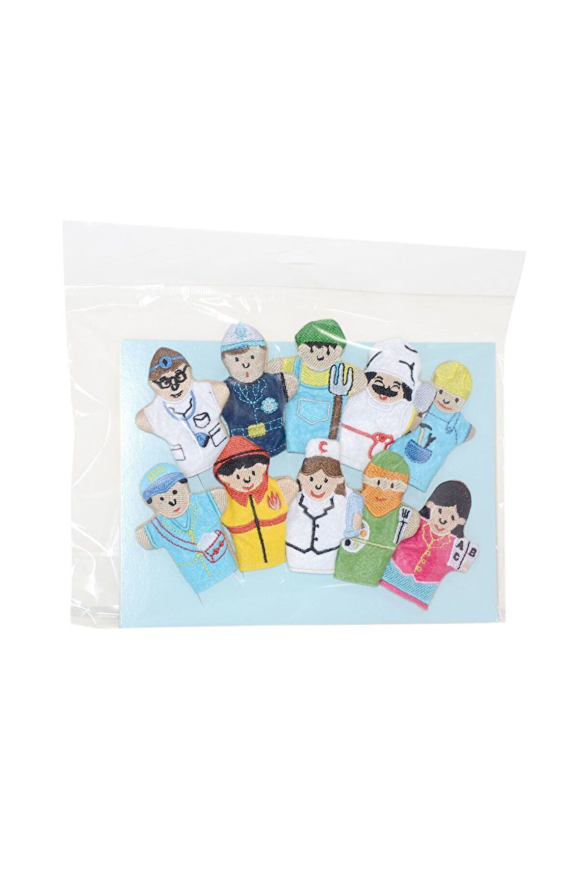 Kız Çocuk Oyuncak Erkek Çocuk Oyuncak AND-5197 Meslekler Parmak Kukla 10'lu -Anadolu Oyuncak Eğitici