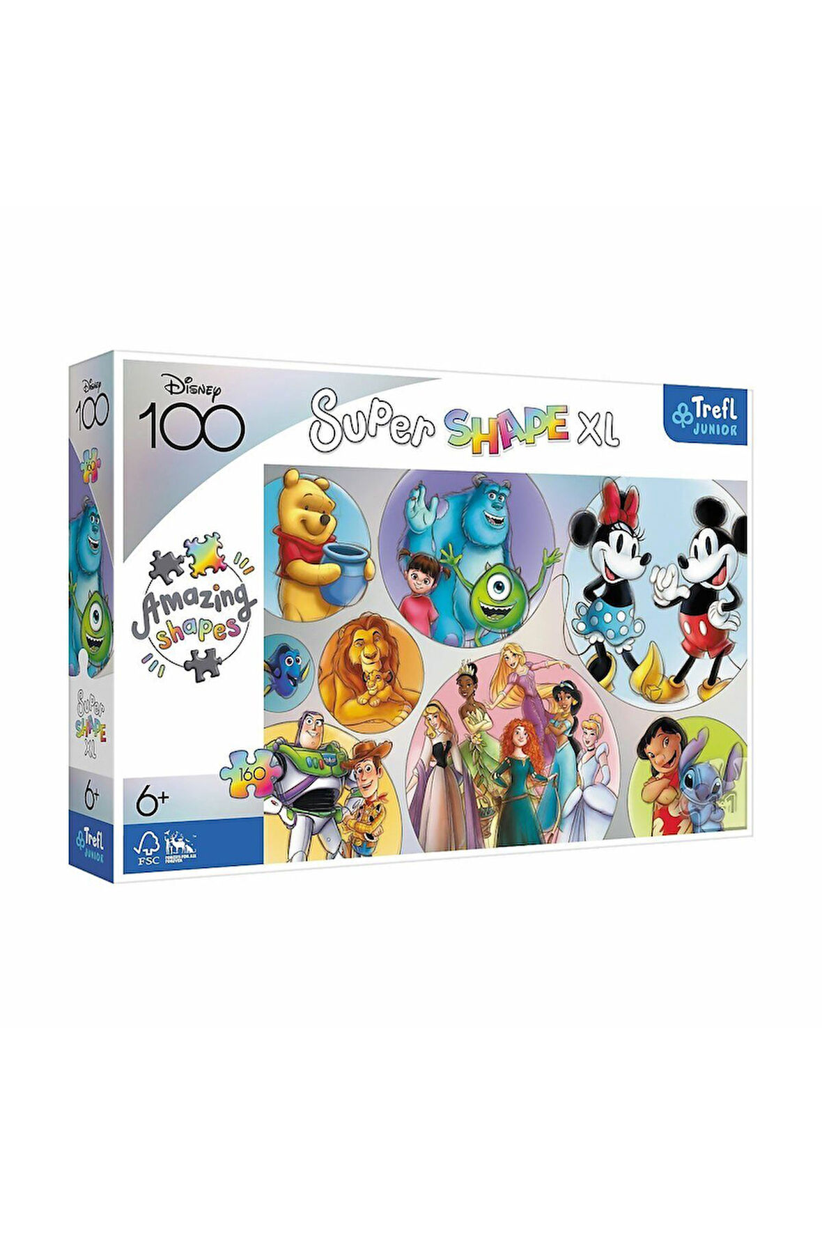 Kız Çocuk Oyuncak Erkek Çocuk Oyuncak PUZZLE-50033 in 160 Parça XL -Vardem Eğitici Oyuncaklar