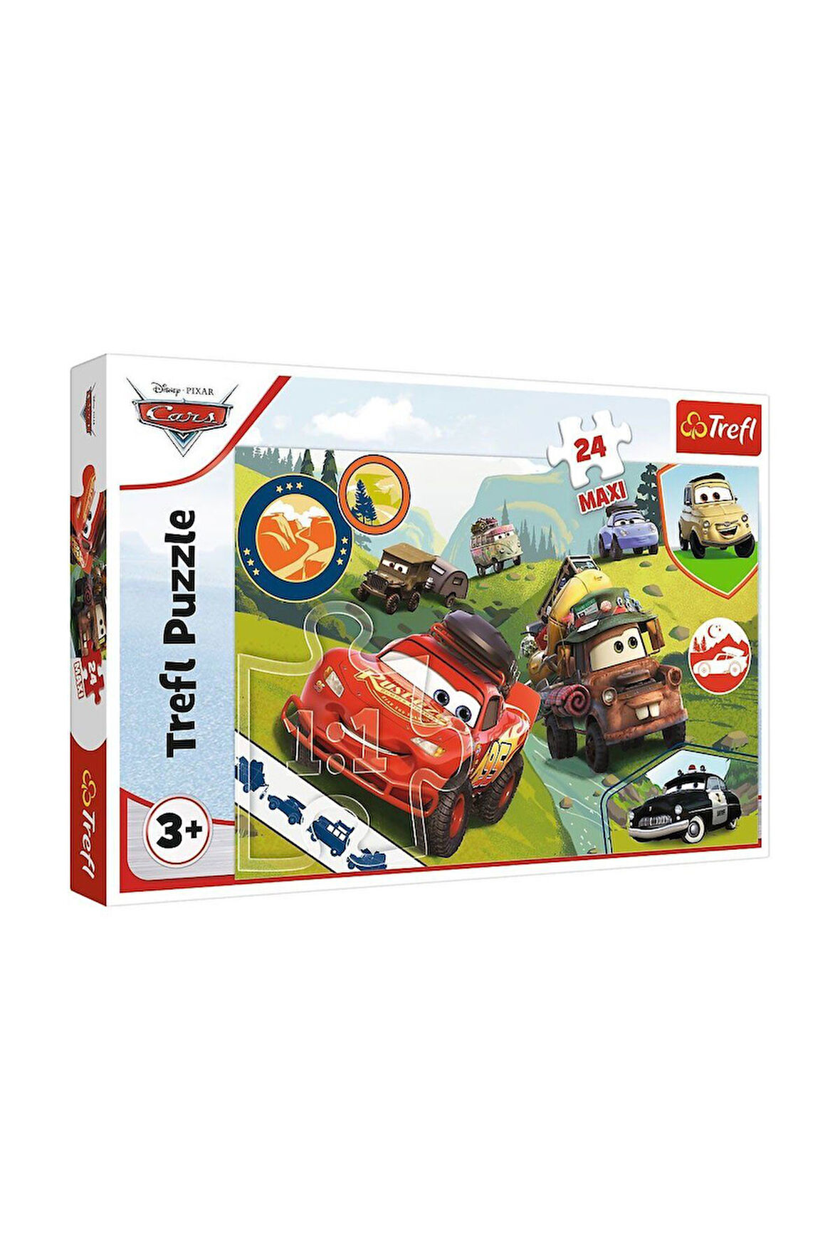 Kız Çocuk Oyuncak Erkek Çocuk Oyuncak PUZZLE-14352 Maxi Cars 3 24 Parça Çocuk Puzzle Eğitici Oyuncak