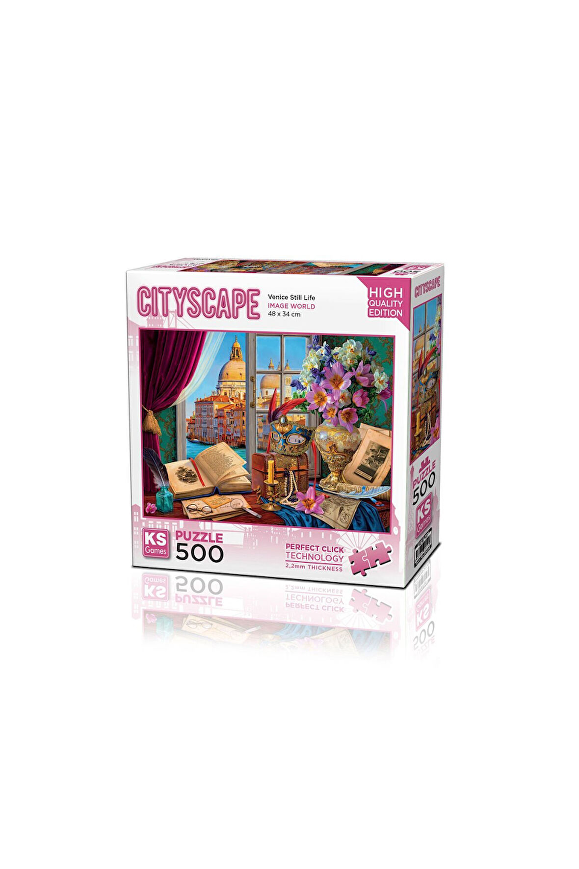 Kız Çocuk Oyuncak Erkek Çocuk Oyuncak KS Puzzle 500 Cityscape Parça Venice Still Life Eğitici Oyunca