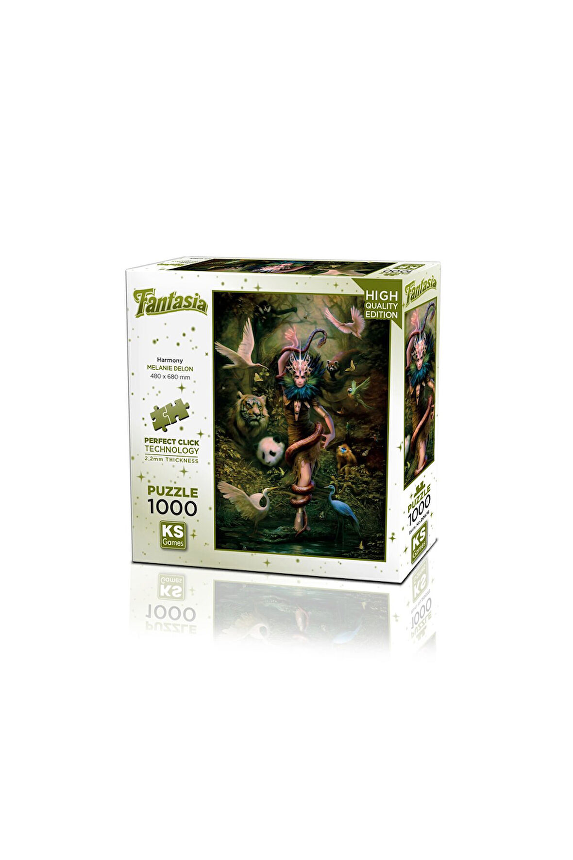 Kız Çocuk Oyuncak Erkek Çocuk Oyuncak KS Puzzle 1000 Parça Melanie Delon Harmony Eğitici Oyuncaklar