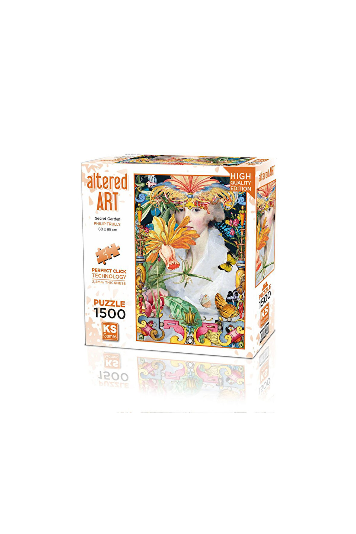 Kız Çocuk Oyuncak Erkek Çocuk Oyuncak KS Puzzle 1500 Parça Altered Art Secret Garden Eğitici Oyuncak