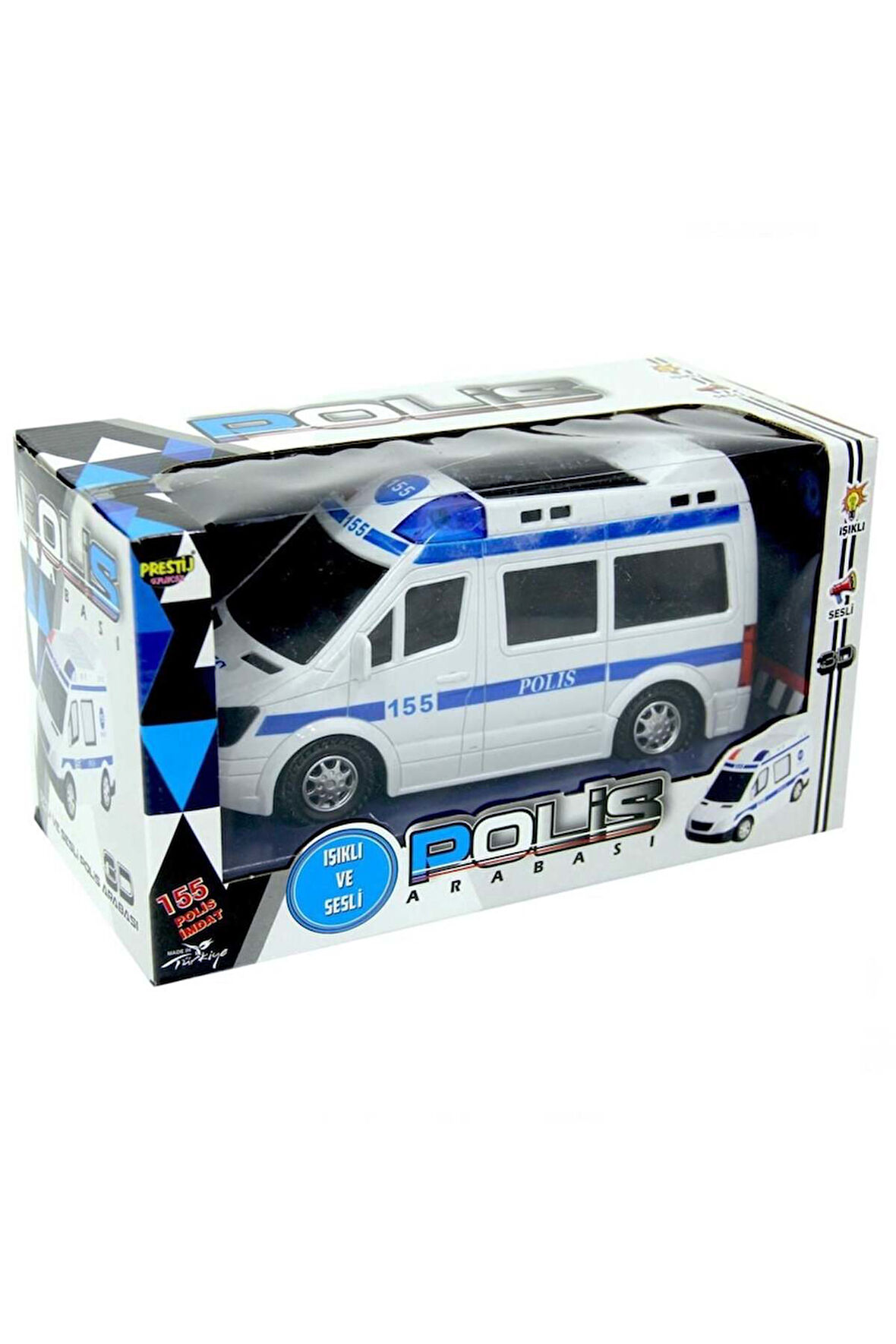 Kız Çocuk Oyuncak Erkek Çocuk Oyuncak Çarp Dön Pili Işıklı Polis Arabası Oyuncak Eğitici Oyuncaklar