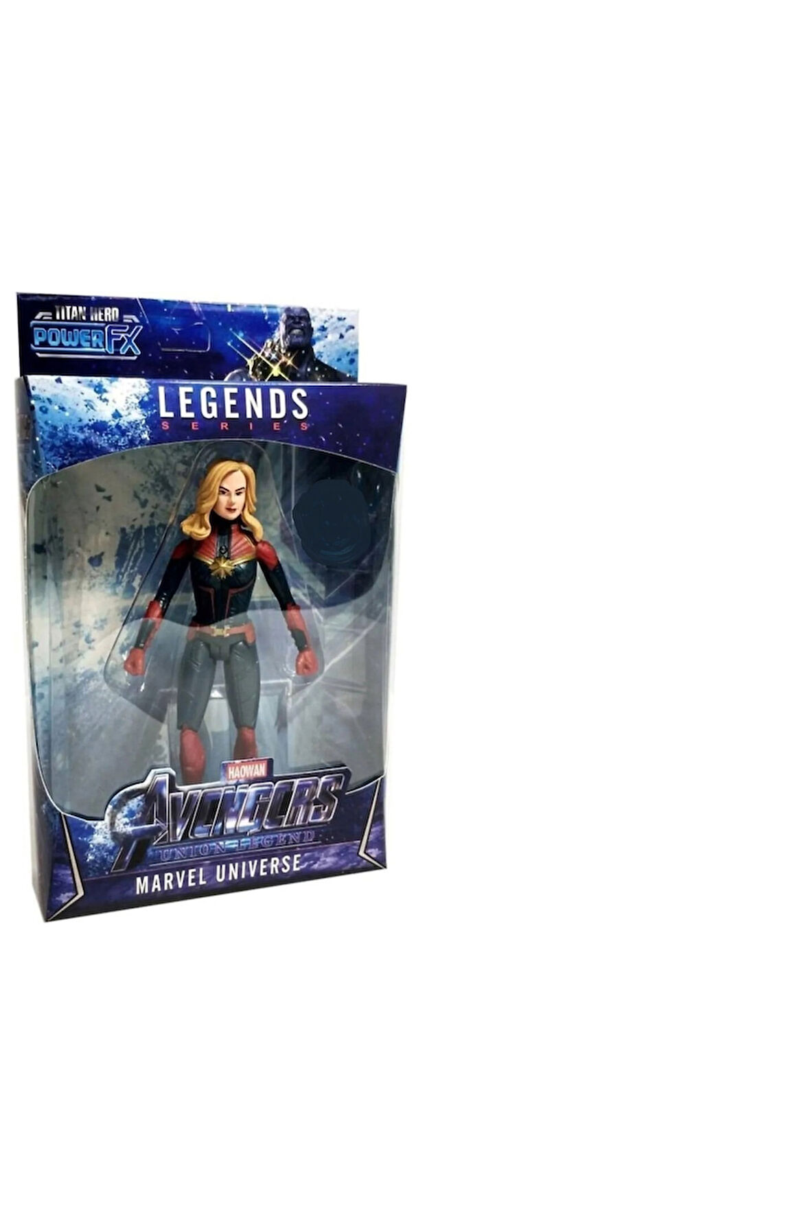 Eğitici Öğretici Çocuk Oyuncaklar Captain Marvel Süper Kahramanlar Işıklı Figür