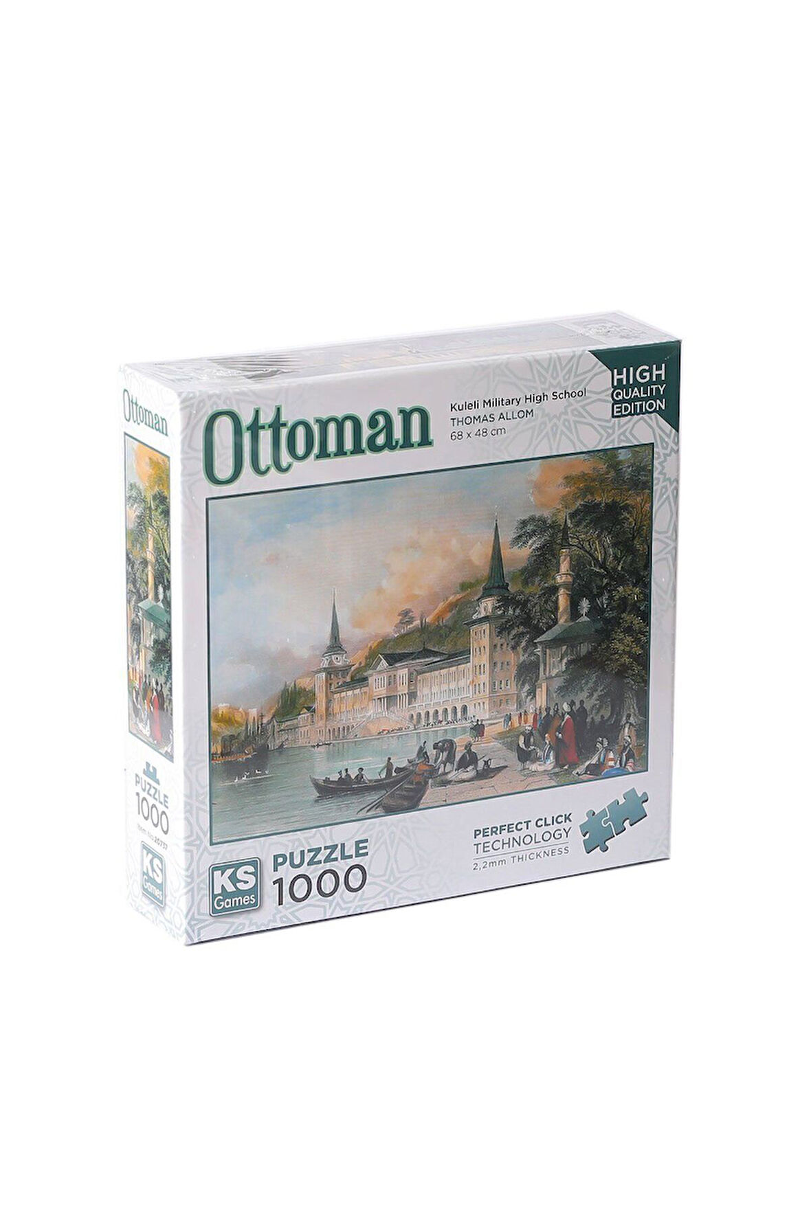 Kız Çocuk Oyuncak Erkek Çocuk Oyuncak 20737 Kuleli Askeri Kışlası 1000 Parça Puzzle Eğitici Oyuncakl