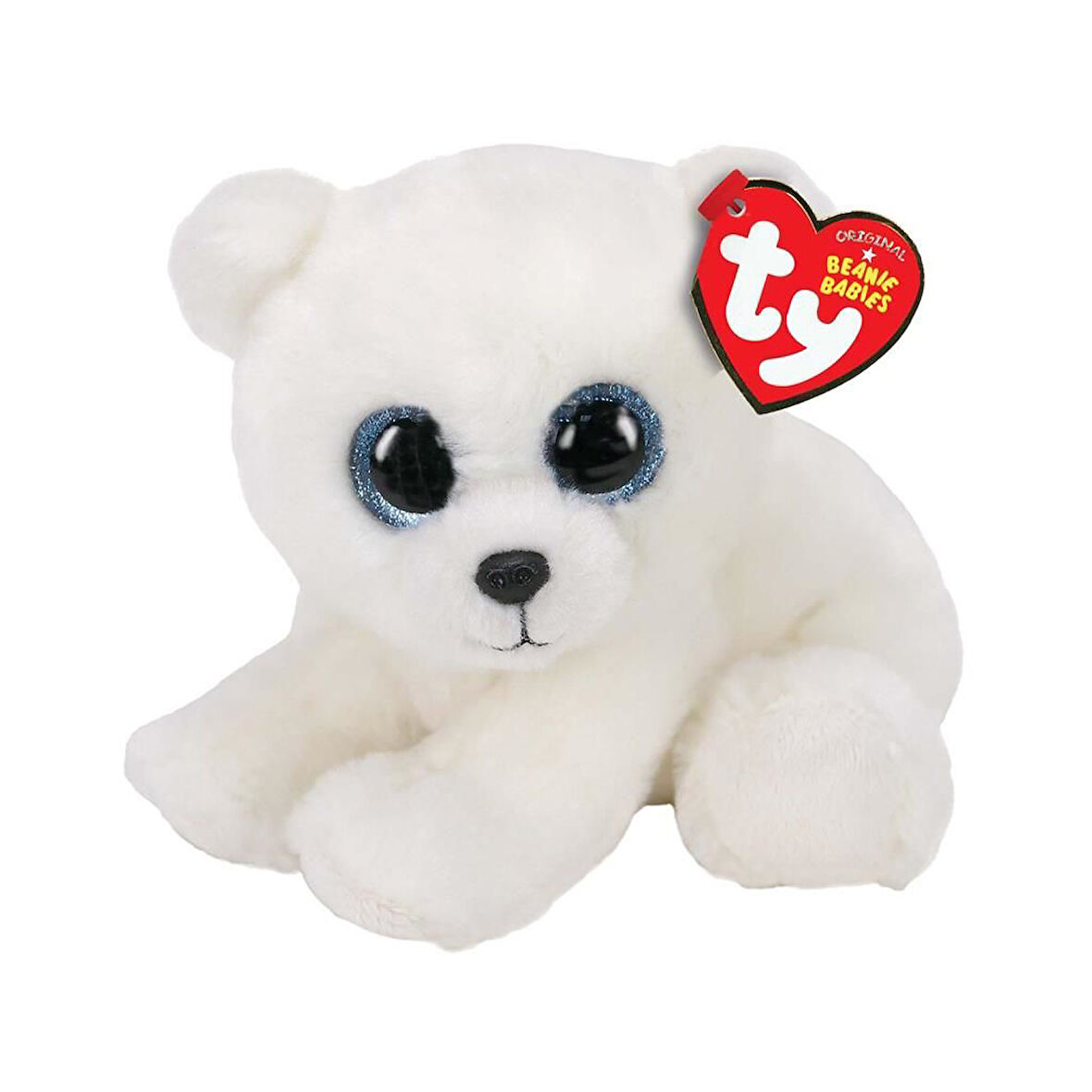 Kız Erkek Çocuk Oyuncak TY Original Beanie Babies Peluş Kutup Ayısı- Ari 13cm Kız Erkek Çocuk Eğitici Eğ