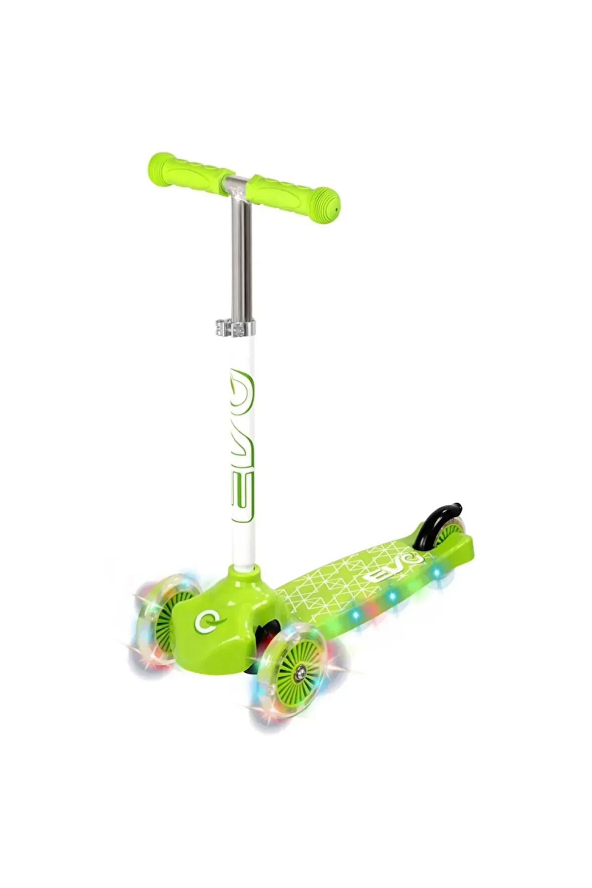 Kız Çocuk Oyuncak Erkek Çocuk Oyuncak Evo 3 Tekerlekli Move'n Groove Işıklı Yeşil Scooter Eğitici Oy