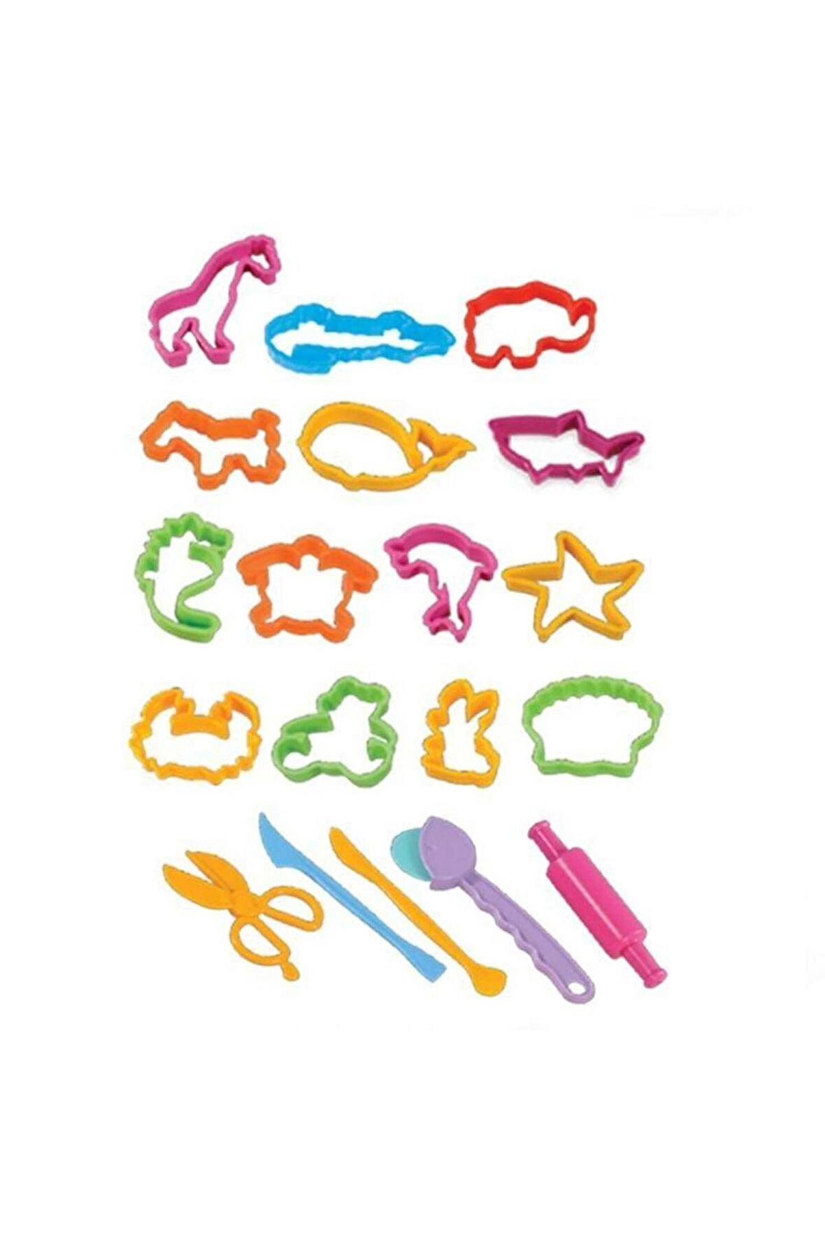 Kız Çocuk Oyuncak Erkek Çocuk Oyuncak Dede Art Craft Eğlenceli Kalıplar 19 Parça Eğitici Oyuncaklar