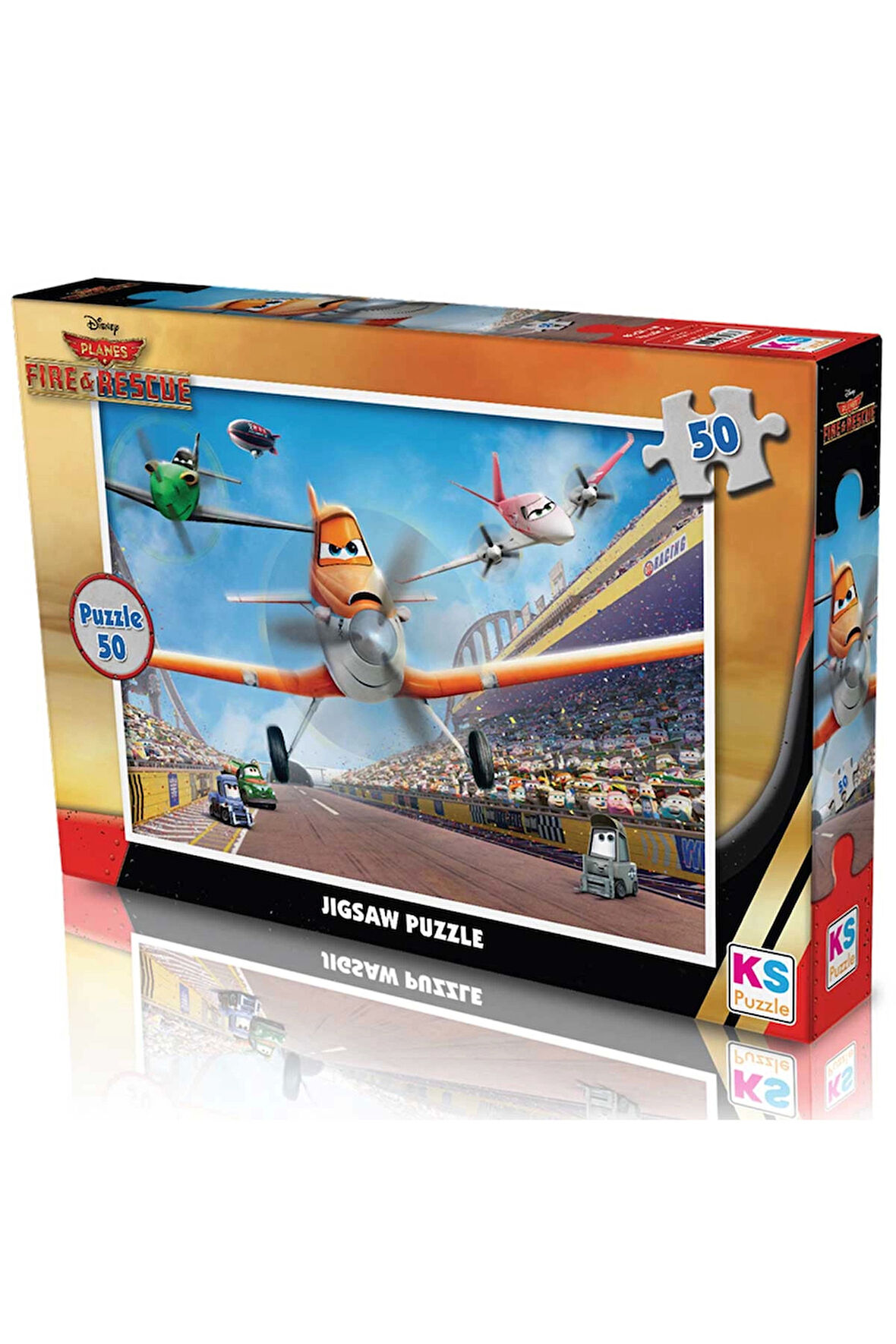 Kız Çocuk Oyuncak Erkek Çocuk Oyuncak KS Games Planes 50 Parça Puzzle Eğitici Oyuncaklar