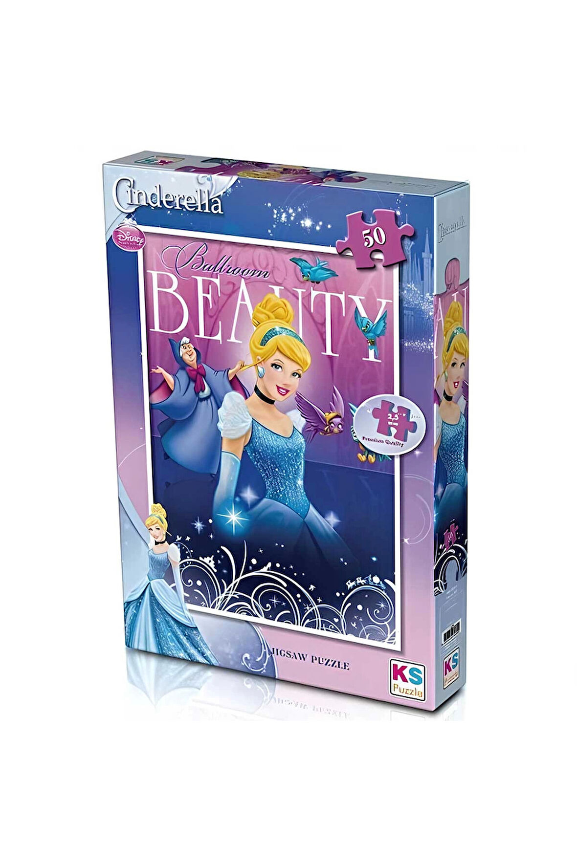 Kız Çocuk Oyuncak Erkek Çocuk Oyuncak KS Games Cinderella 50 Parça Puzzle Eğitici Oyuncaklar