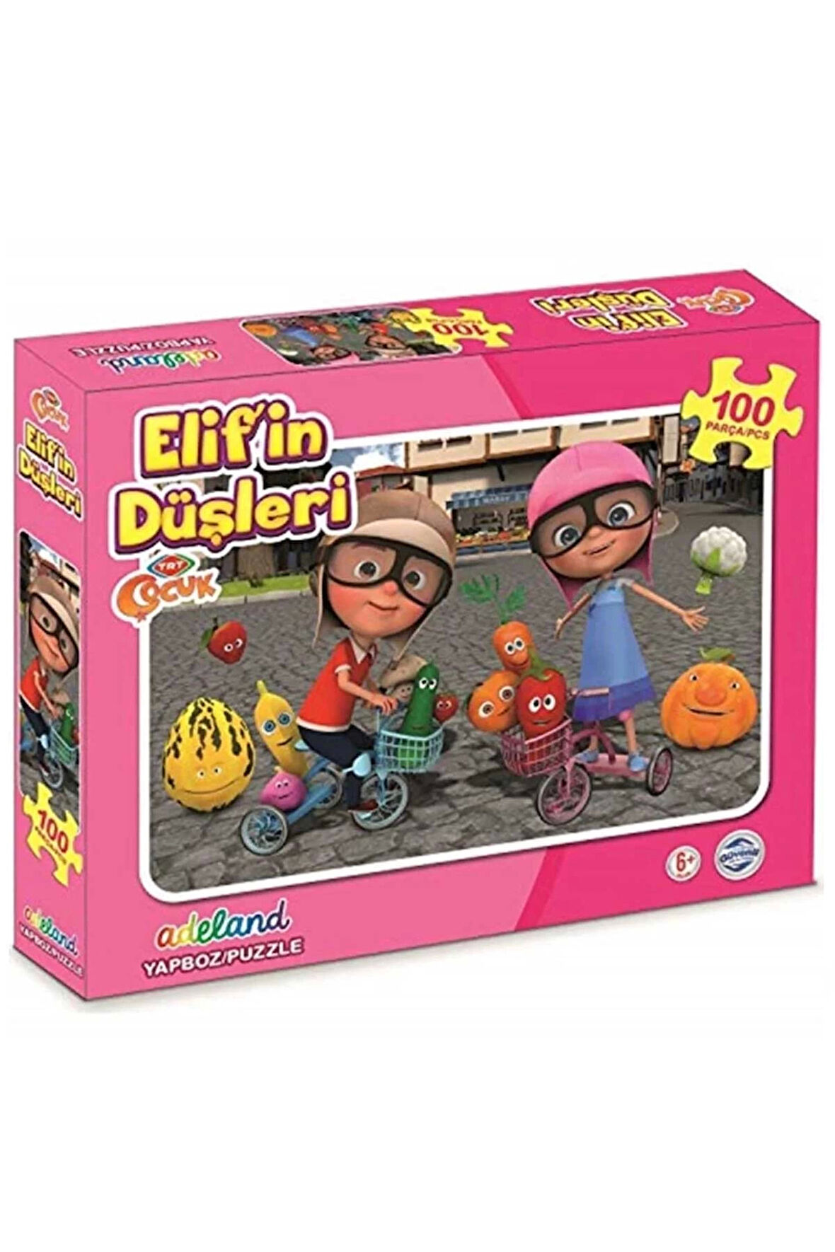 Kız Çocuk Oyuncak Erkek Çocuk Oyuncak KS Elif'in Düşleri 100 Parça Puzzle Eğitici Oyuncaklar