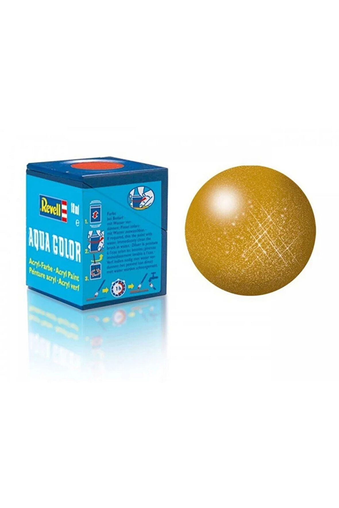 Kız Çocuk Oyuncak Erkek Çocuk Oyuncak Revell 92 - Aqua Color Brass - Metallic Boya - 18 ml Eğitici O