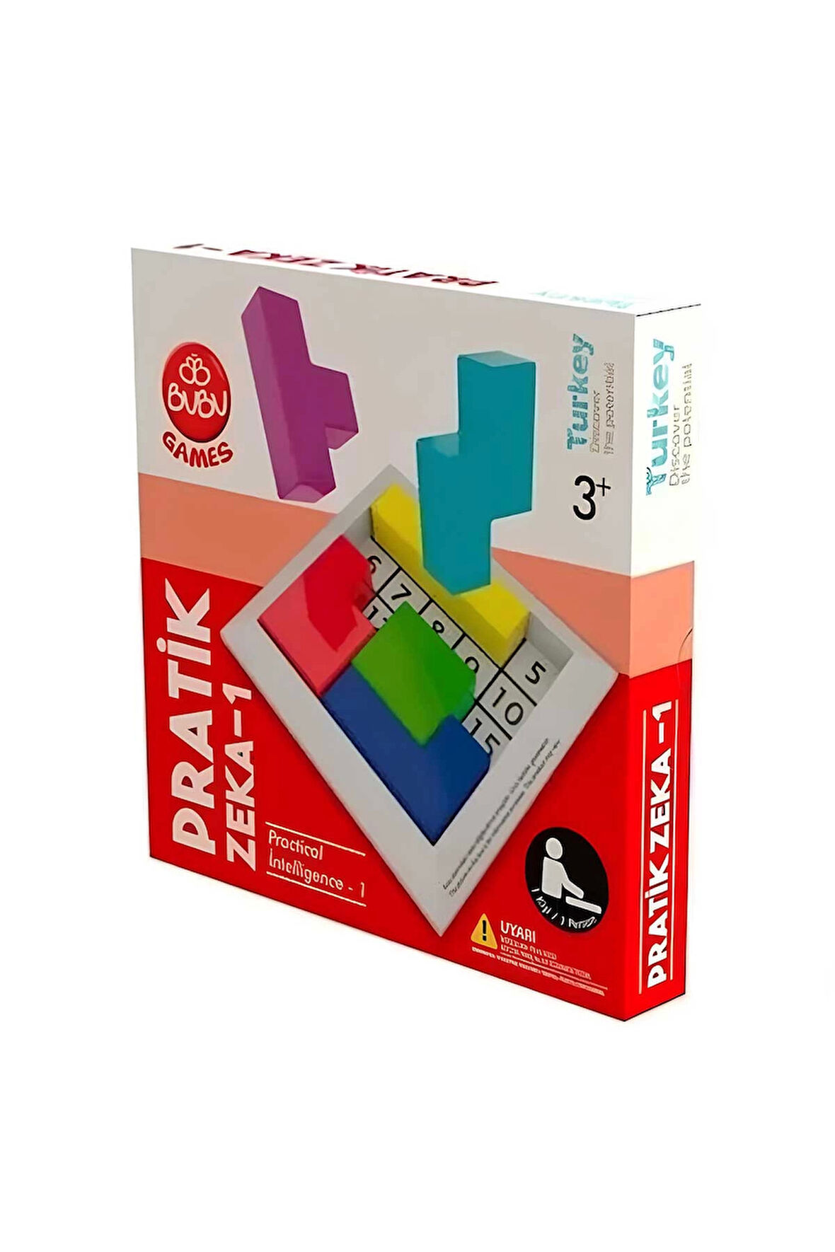 Kız Çocuk Oyuncak Erkek Çocuk Oyuncak Bu-Bu Games Pratik Zeka 1 Eğitici Oyuncaklar