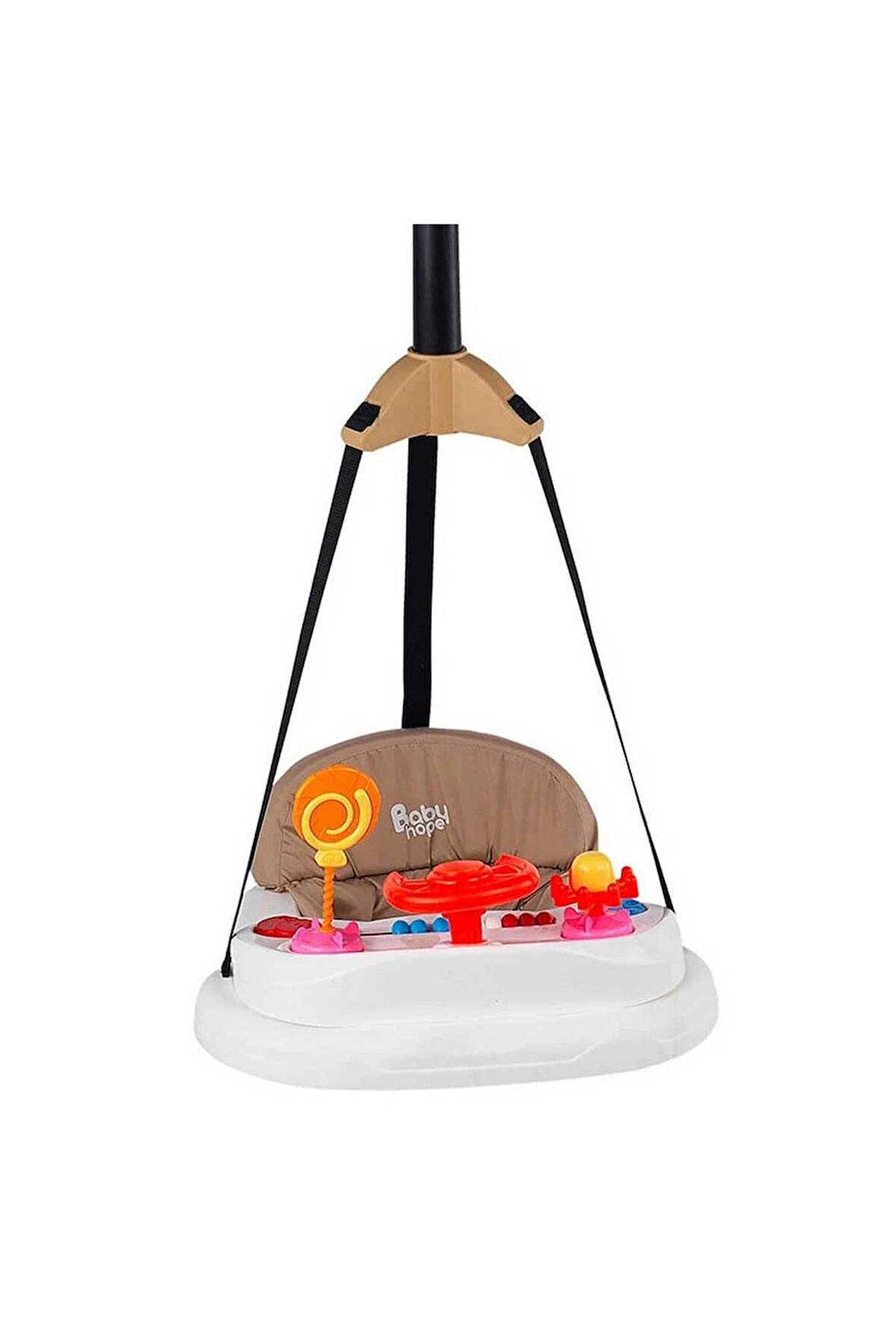 Kız Çocuk Oyuncak Erkek Çocuk Oyuncak Babyhope Lüks Oyuncaklı Hoppala Kahverengi Eğitici Oyuncaklar