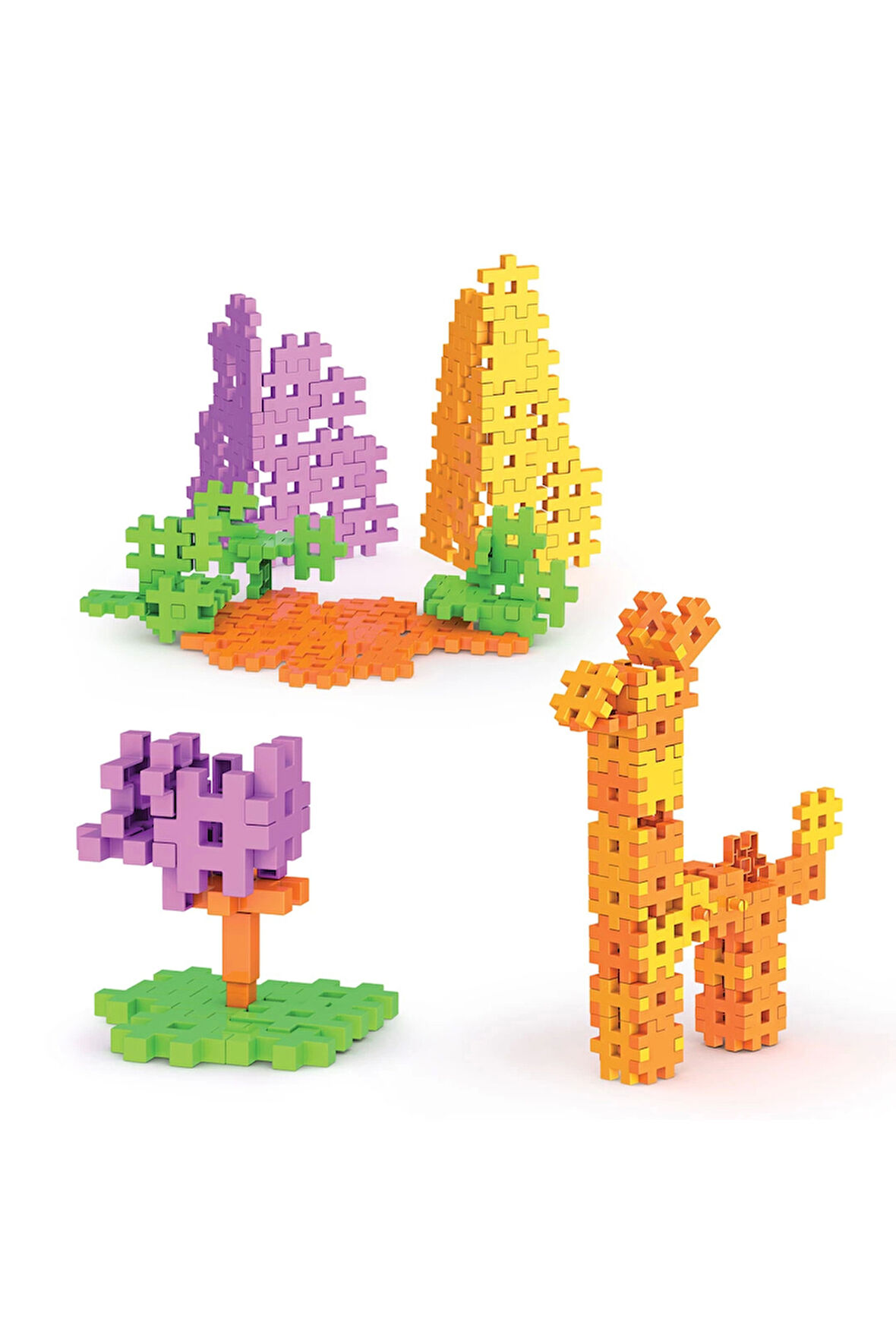 Kız Çocuk Oyuncak Erkek Çocuk Oyuncak Fun-Fun Puzzle 128 Parça Eğitici Oyuncaklar