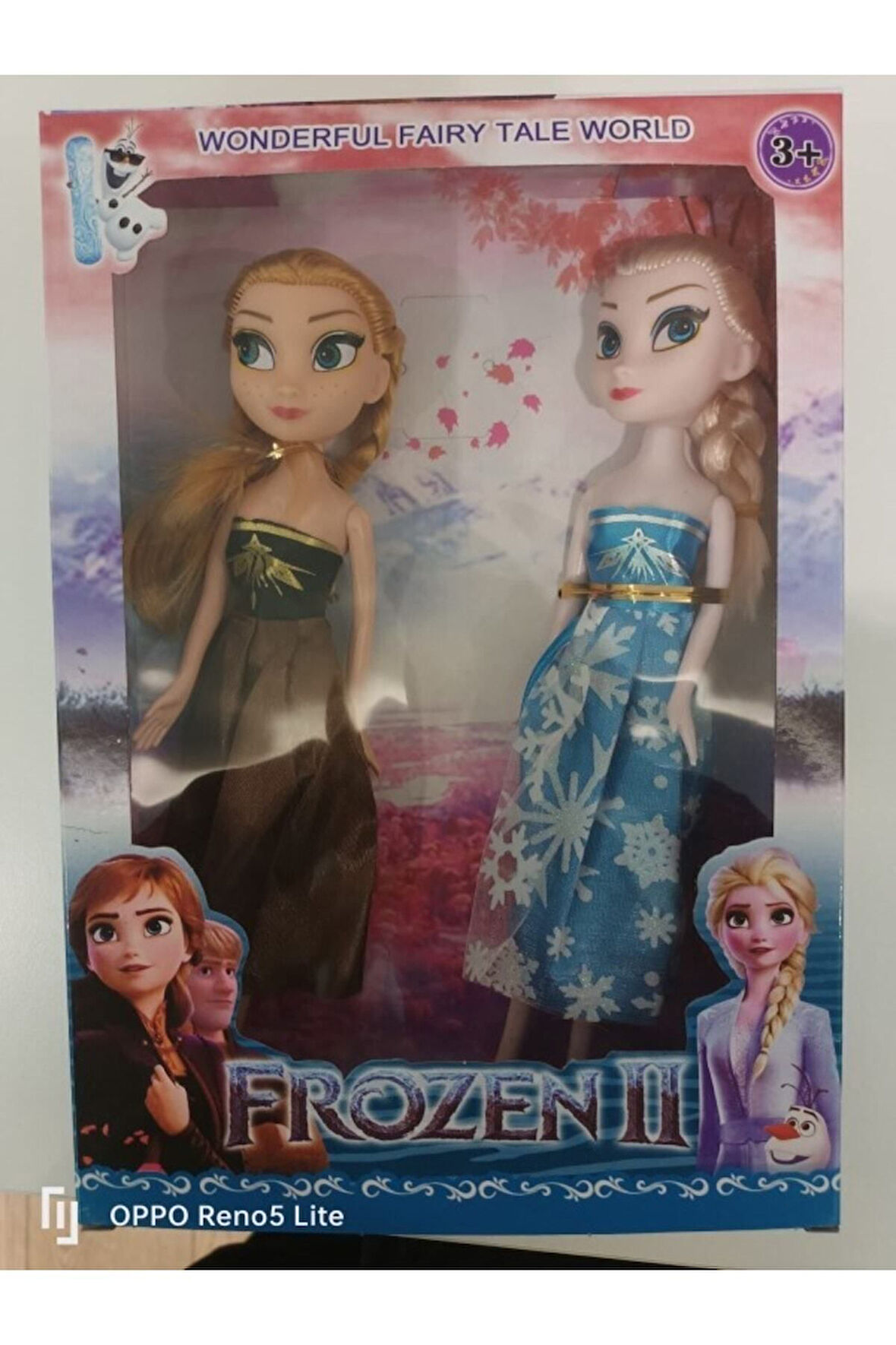 Eğitici Öğretici Çocuk Oyuncaklar Oyuncak Karlar Ülkesi Elsa Ve Anna Ikili Bebek Oyun Seti