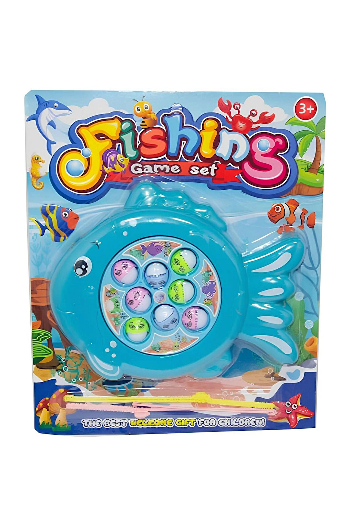 Kız Çocuk Oyuncak Erkek Çocuk Oyuncak Pilli Balık Oyunu Eğitici Oyuncaklar