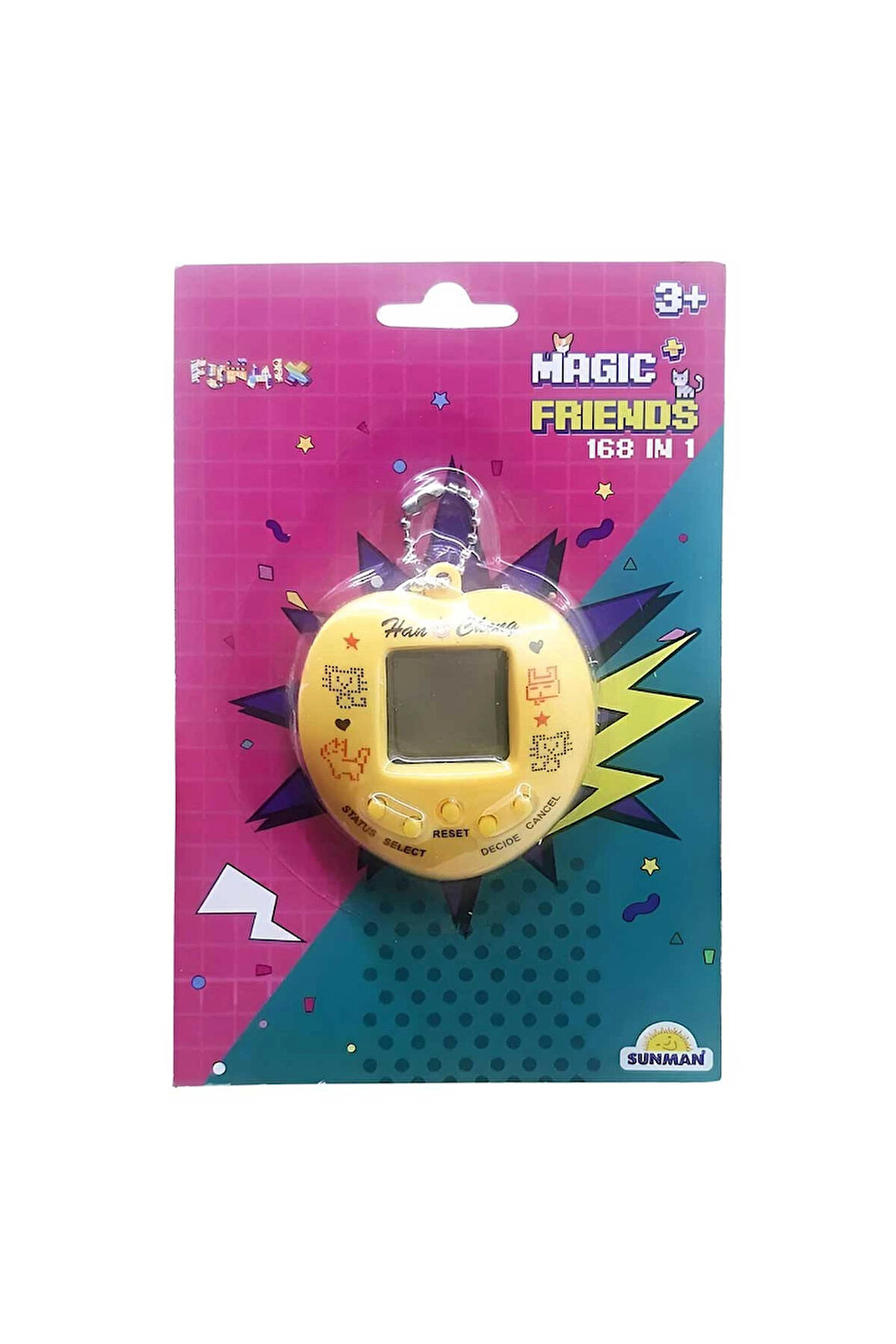 Kız Çocuk Oyuncak Erkek Çocuk Oyuncak Sanal Bebek Kalp Şeklinde - S00004569 - 1adet Stokta Olan Renk