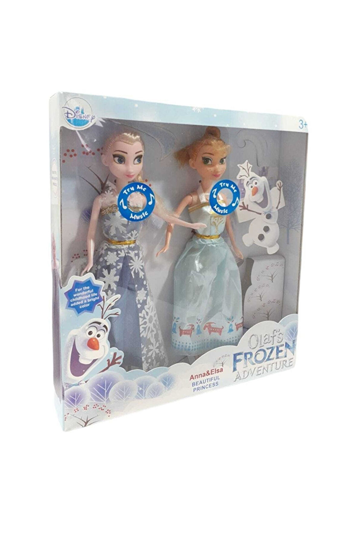 Eğitici Öğretici Çocuk Oyuncaklar Anna Ve Elsa Sesli Müzikli Bebek Rs14288