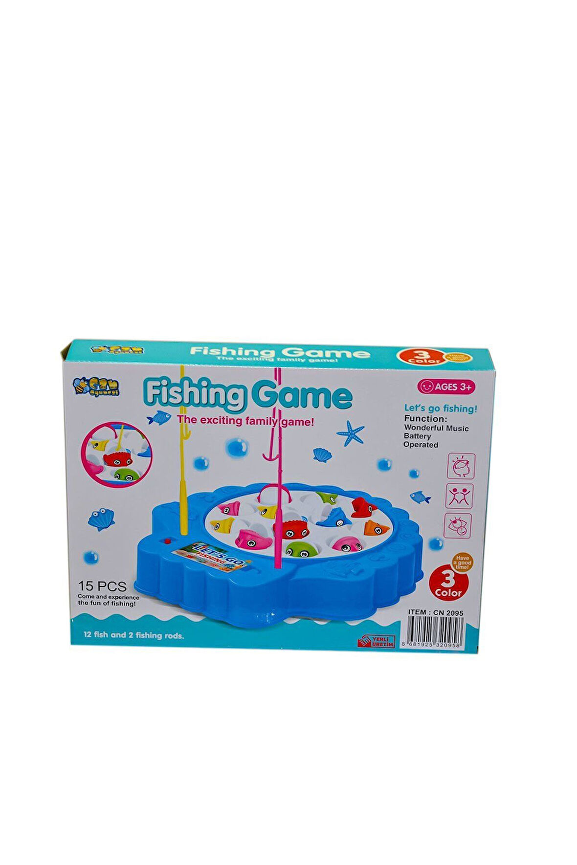 Kız Çocuk Oyuncak Erkek Çocuk Oyuncak CN2095 Kutulu Pilli Balık Oyunu Eğitici Oyuncaklar