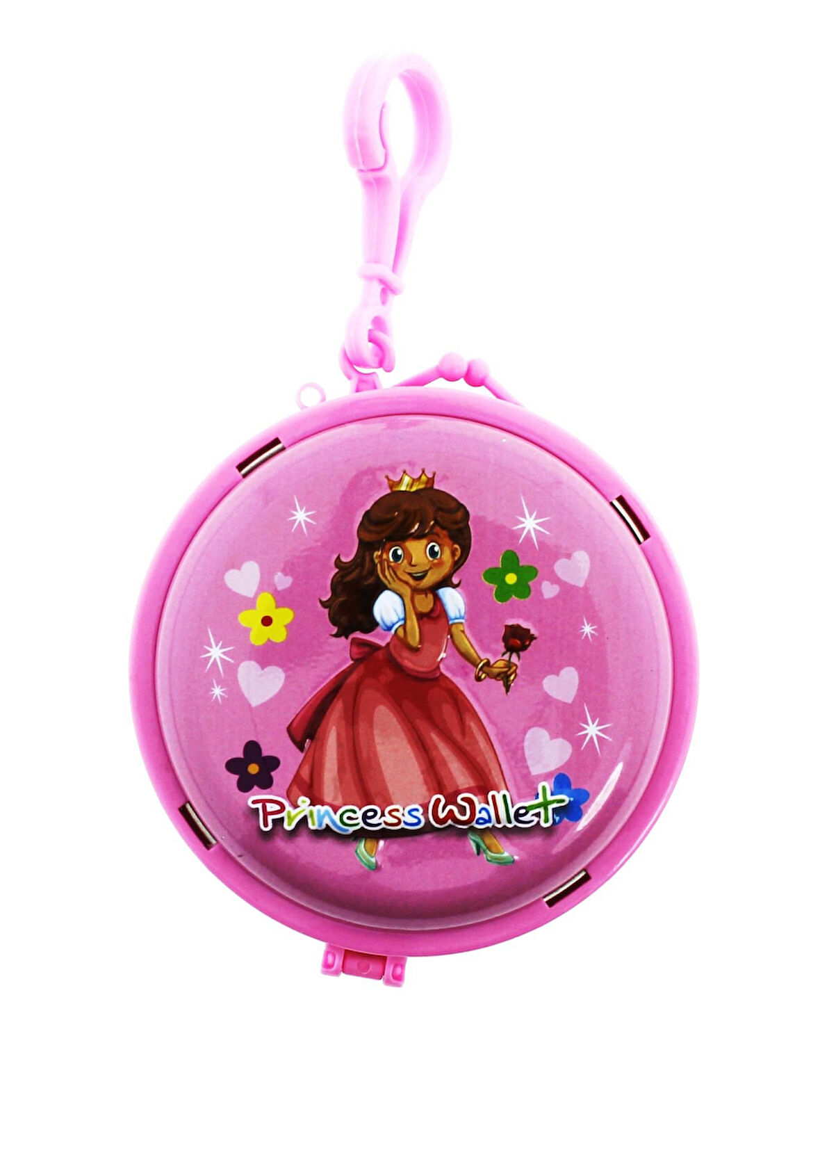 Eğitici Oyuncak Prenses Pembe Metal Cüzdan Kız Erkek Çocuk Eğitici