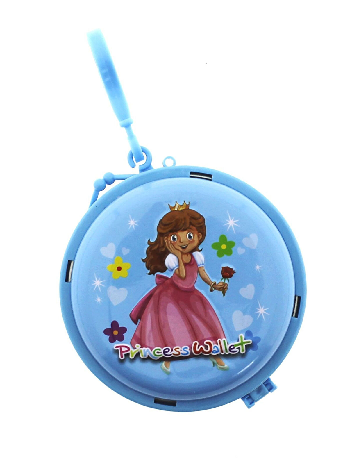 Öğretici Oyuncak Prenses Mavi Metal Cüzdan Kız Erkek Çocuk Eğitici