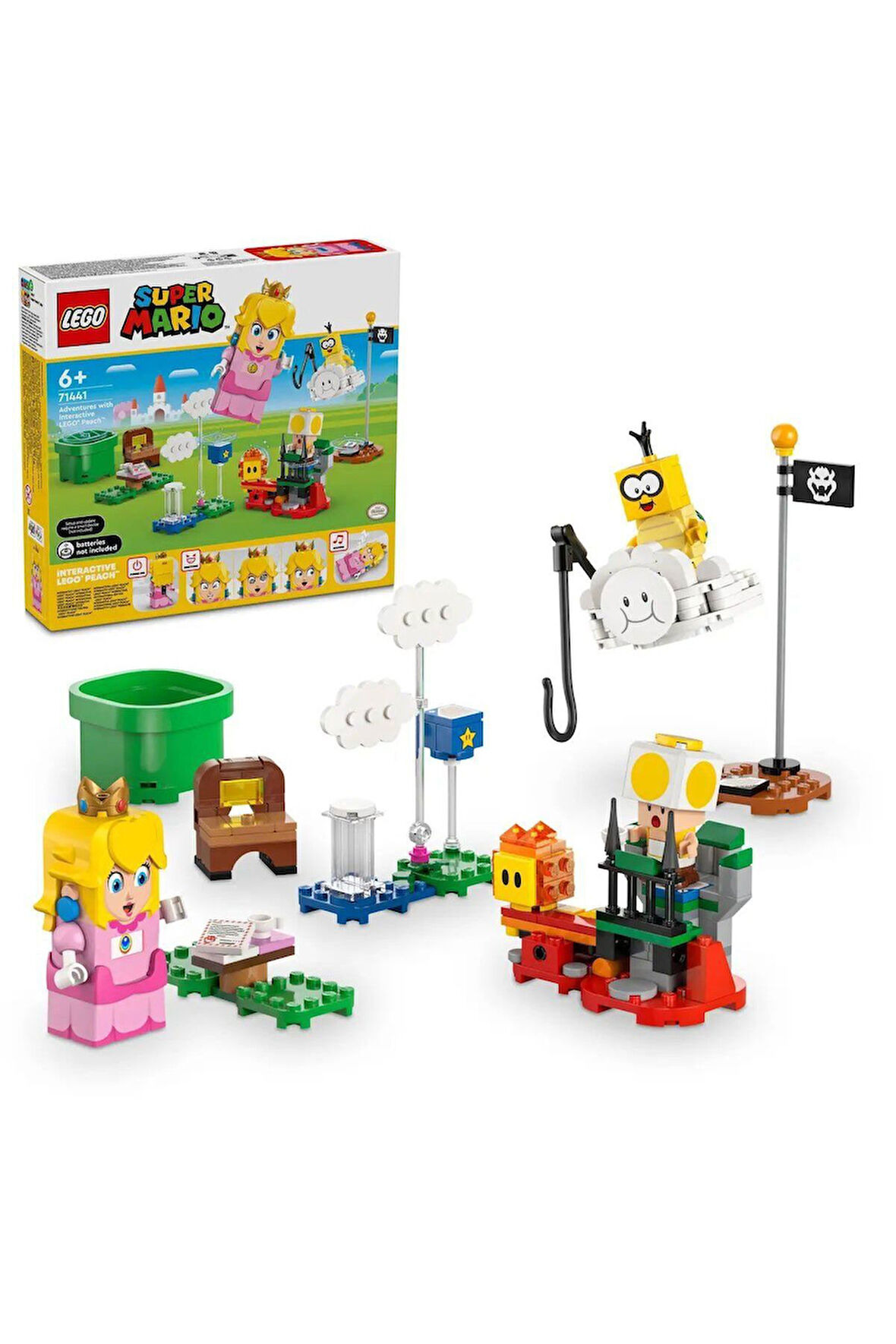 Kız Çocuk Oyuncak Erkek Çocuk Oyuncak 71441 İnteraktif Peach ile Maceralar 208 parça +6 yaş Eğiti